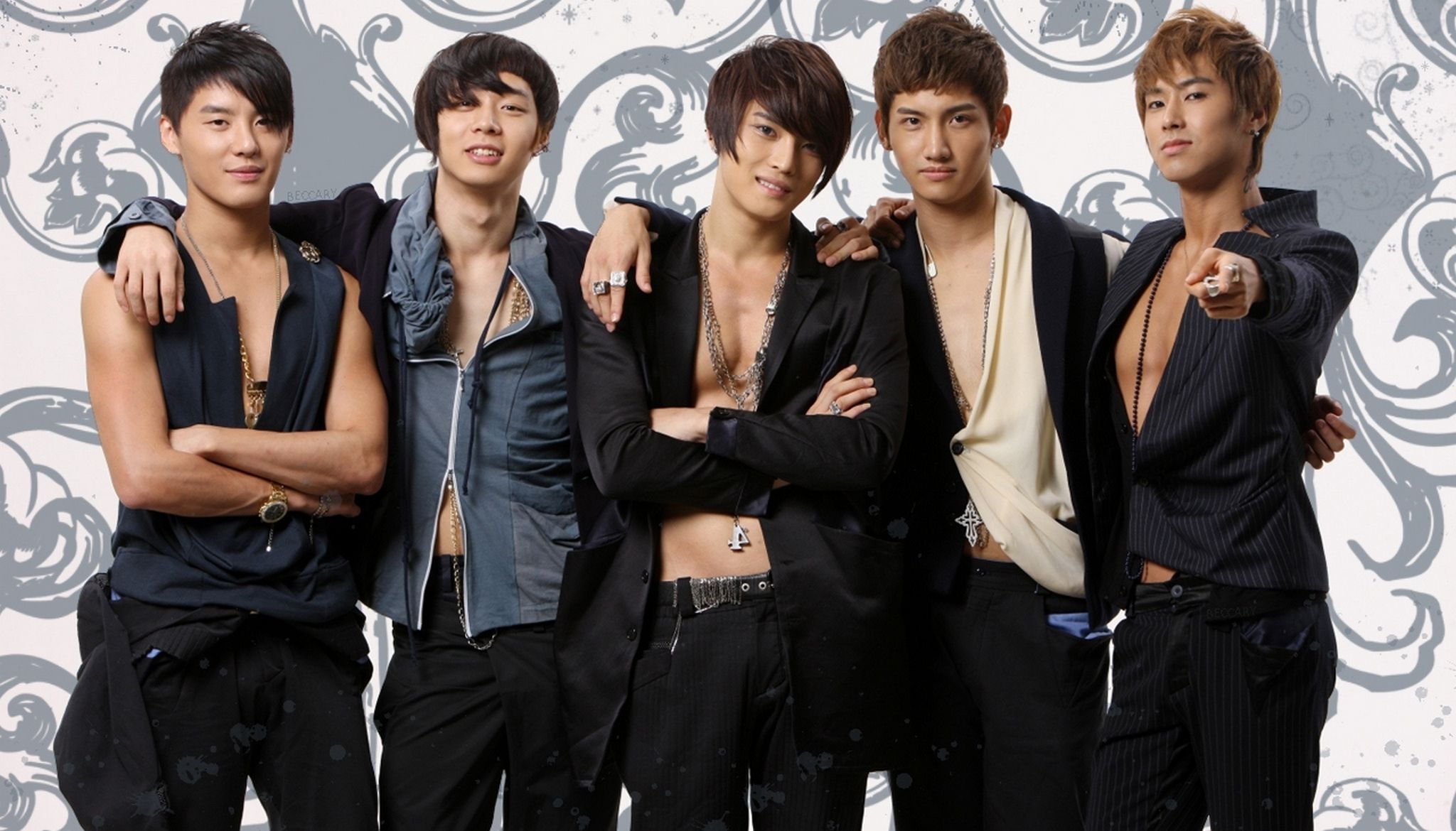 2048x1170 Wallpaper Junsu, DBSK, Yunho, Jaejoong, YooChun, Changmin, Mirotic, TVXQ for mobile and desktop, section музыка, resolution 2048x1170