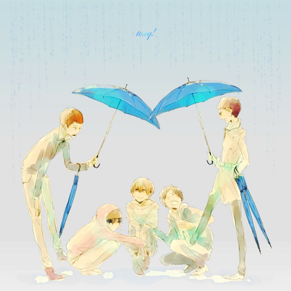 1234x1234 DBSK, Fanart. Anime Image Board