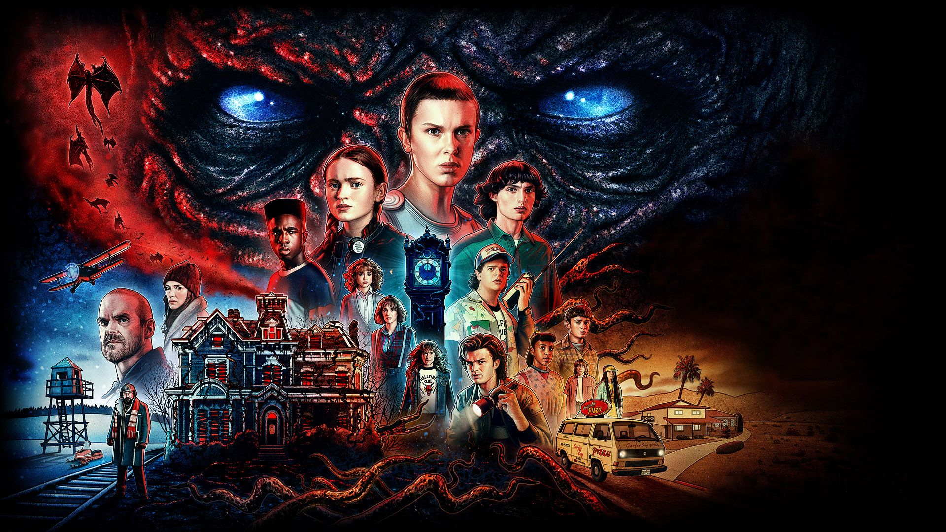 1920x1080 Stranger Things: Upside Down Echoes (HD Wallpaper)x1080
