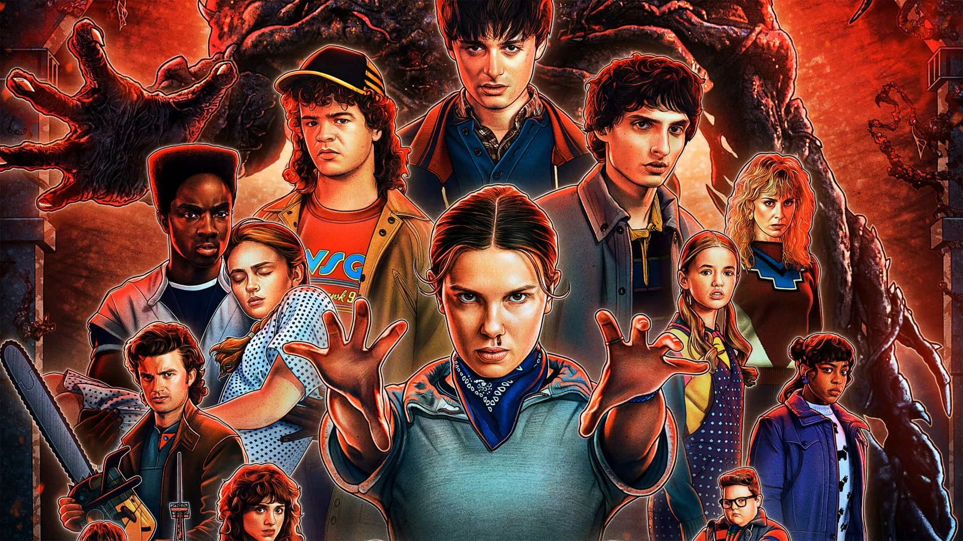 1920x1080 Stranger Things Season 5 TV Series 4K UHD Wallpaper for UltraHD Desktop and TV : Widescreen and UltraWide Display : Dual Monitor