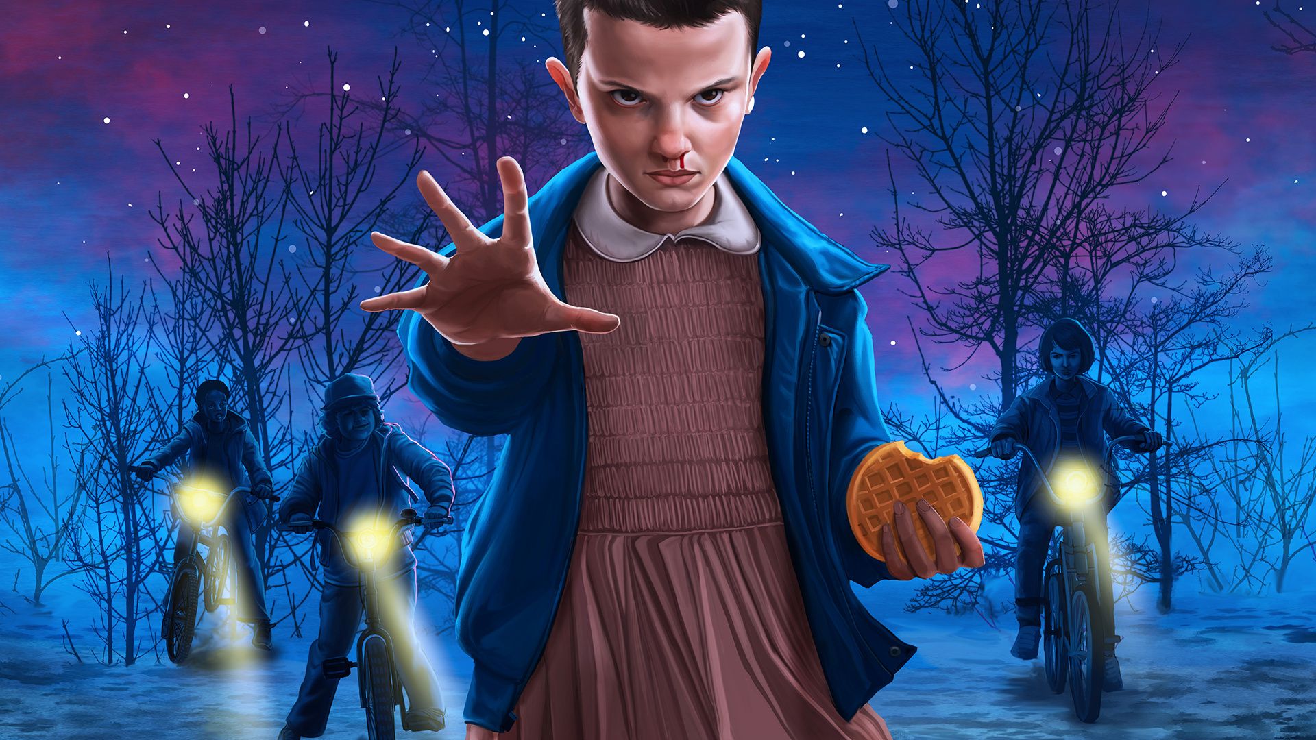 1920x1080 Stranger Things Eleven Art Laptop Full HD 1080P , HD 4k Wallpaper , Image, Background, Photos and Picture