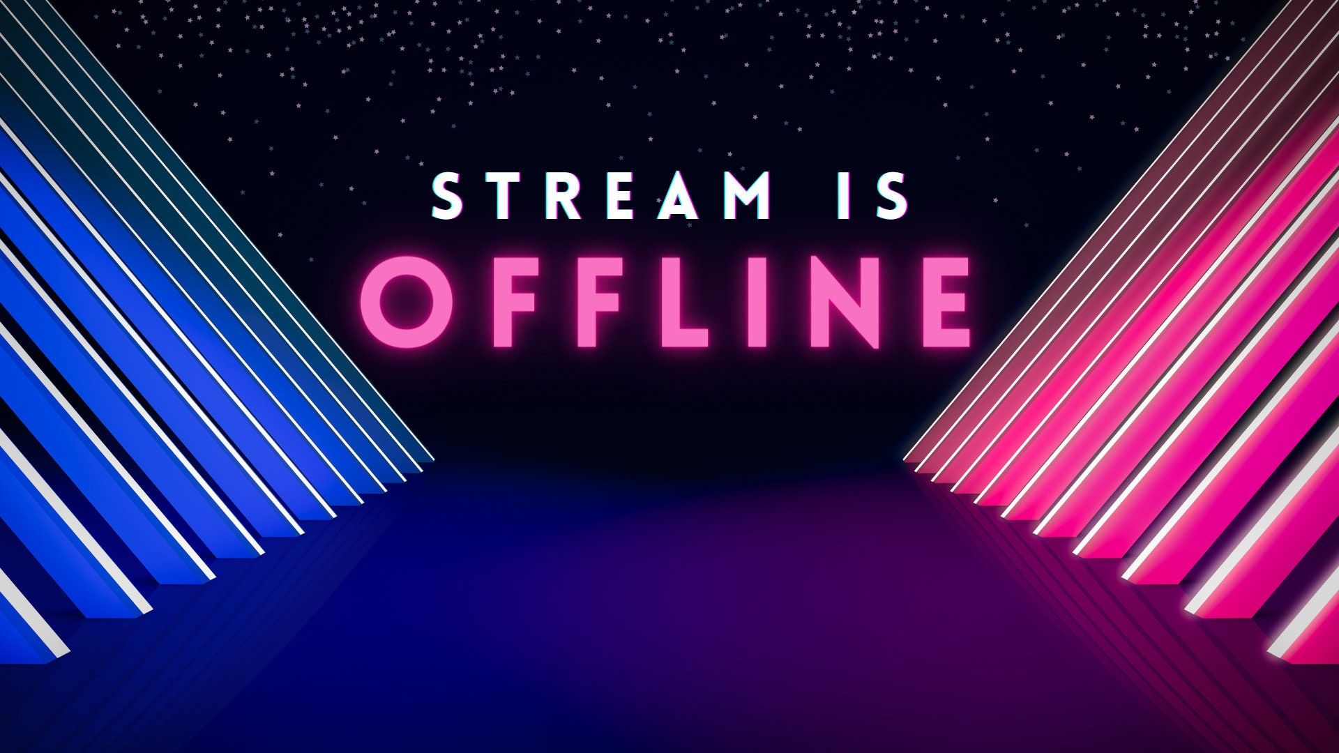 1920x1080 Twitch Offline Screen Neon Background, Futuristic Twitch Background, Sci Fi Twitch Theme, Stream Is Offline, Offline Livestream Channel New Zealand