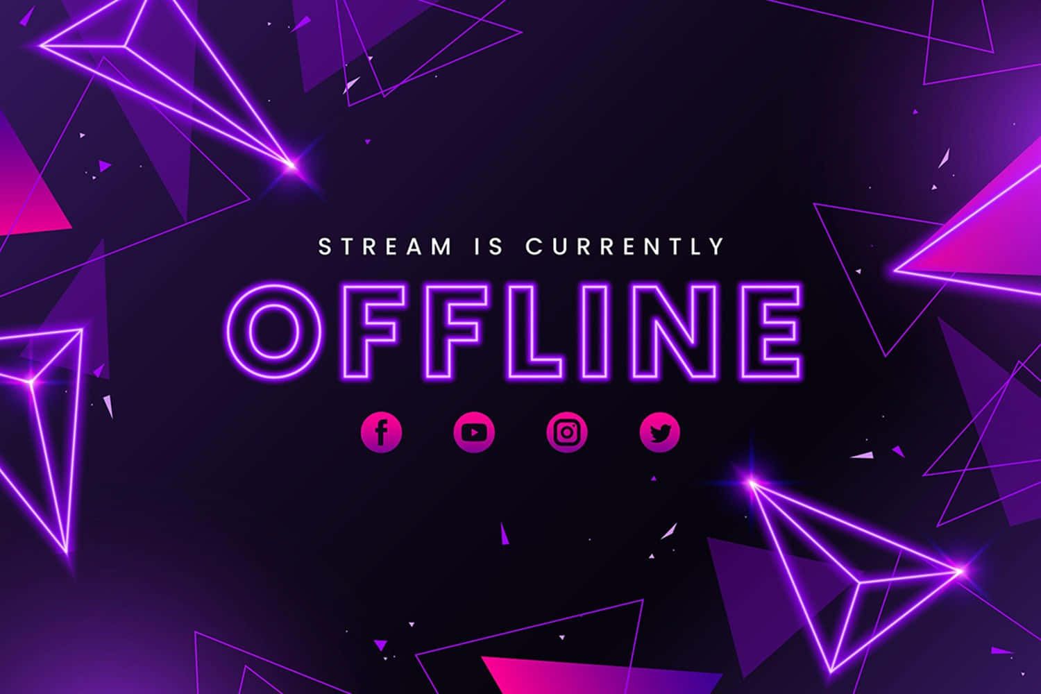 1500x1000 Streamer Offline Wallpaper