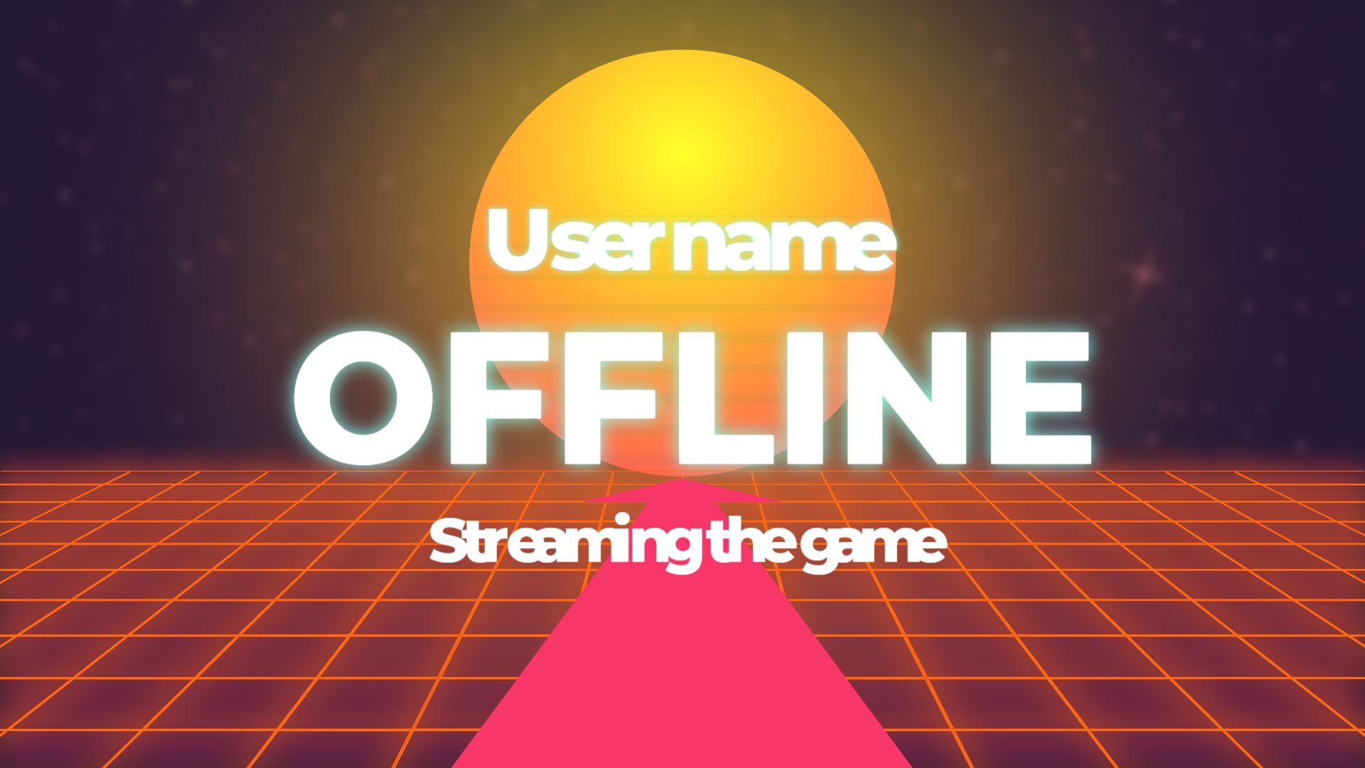 1920x1080 Offline Banner for Streaming Twitch Racing Games