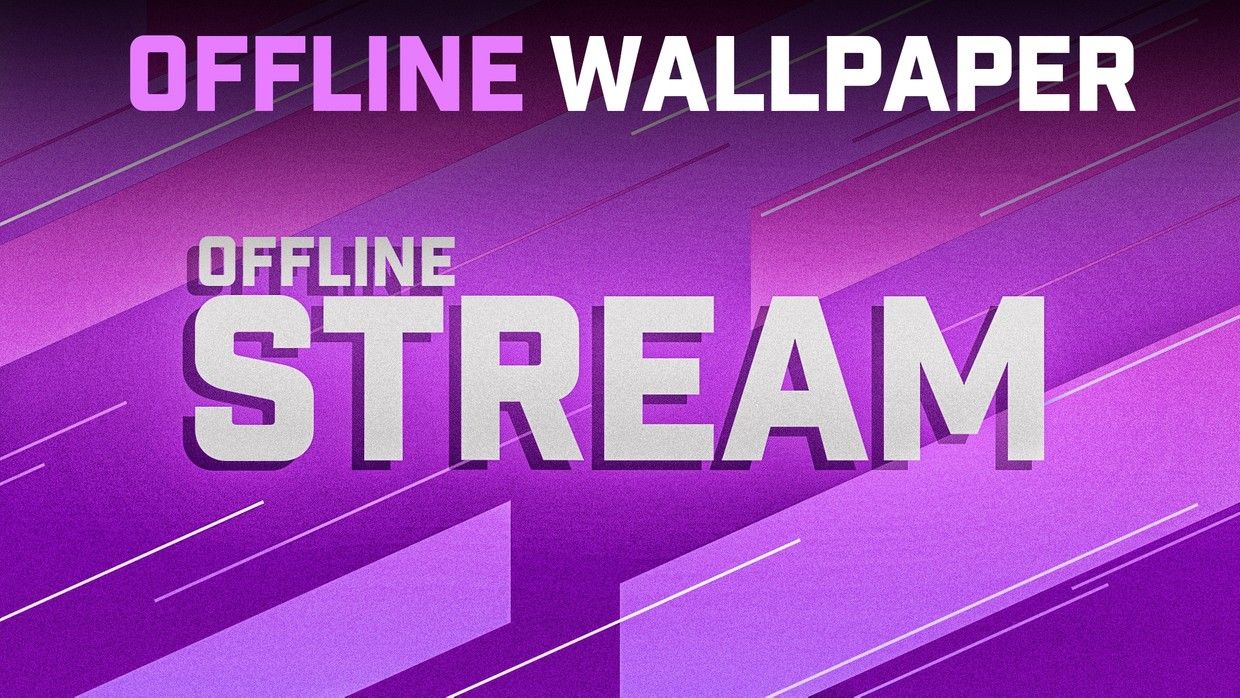 1240x698 STREAM OFFLINE WALLPAPER TEMPLATE (TWITCH)