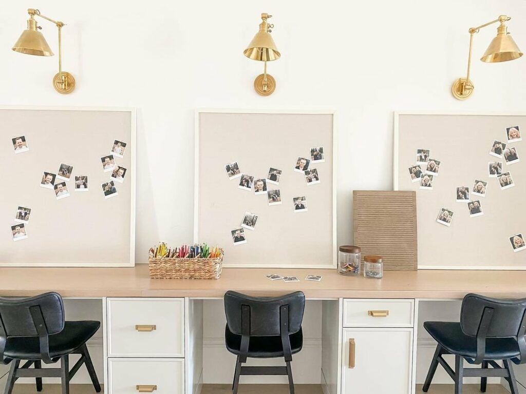 1024x768 Homework Station & Homeschool Room Inspiration Design. Rockwall, Texas Interior Design