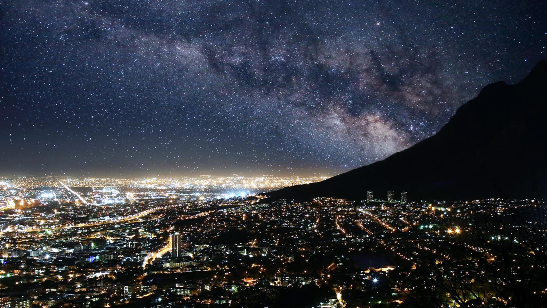 1920x1080 Cityscapes as you've never seen them light pollution removed