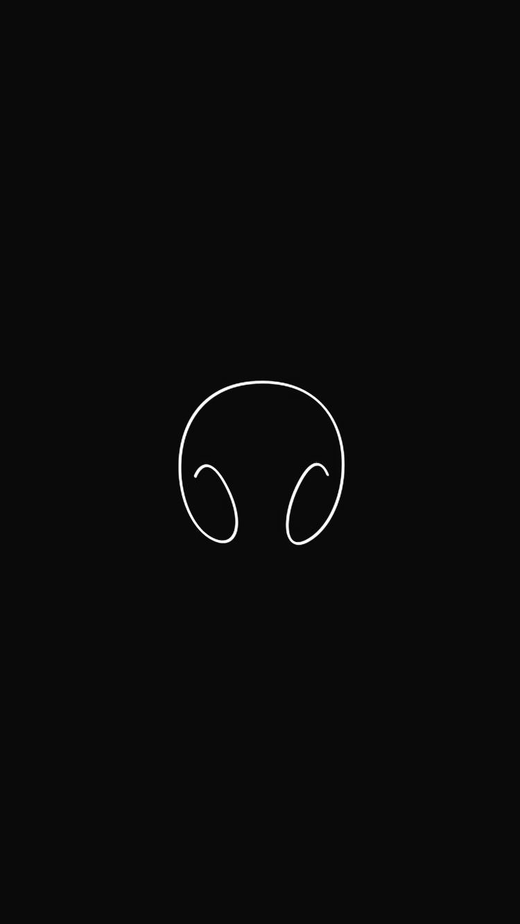 750x1333 Dark Icon Wallpaper