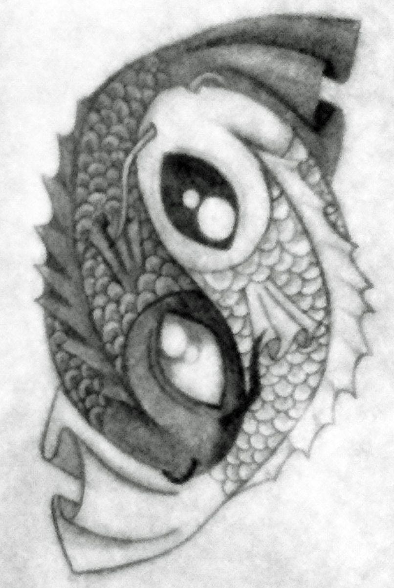 806x1202 Yang Koi Fish