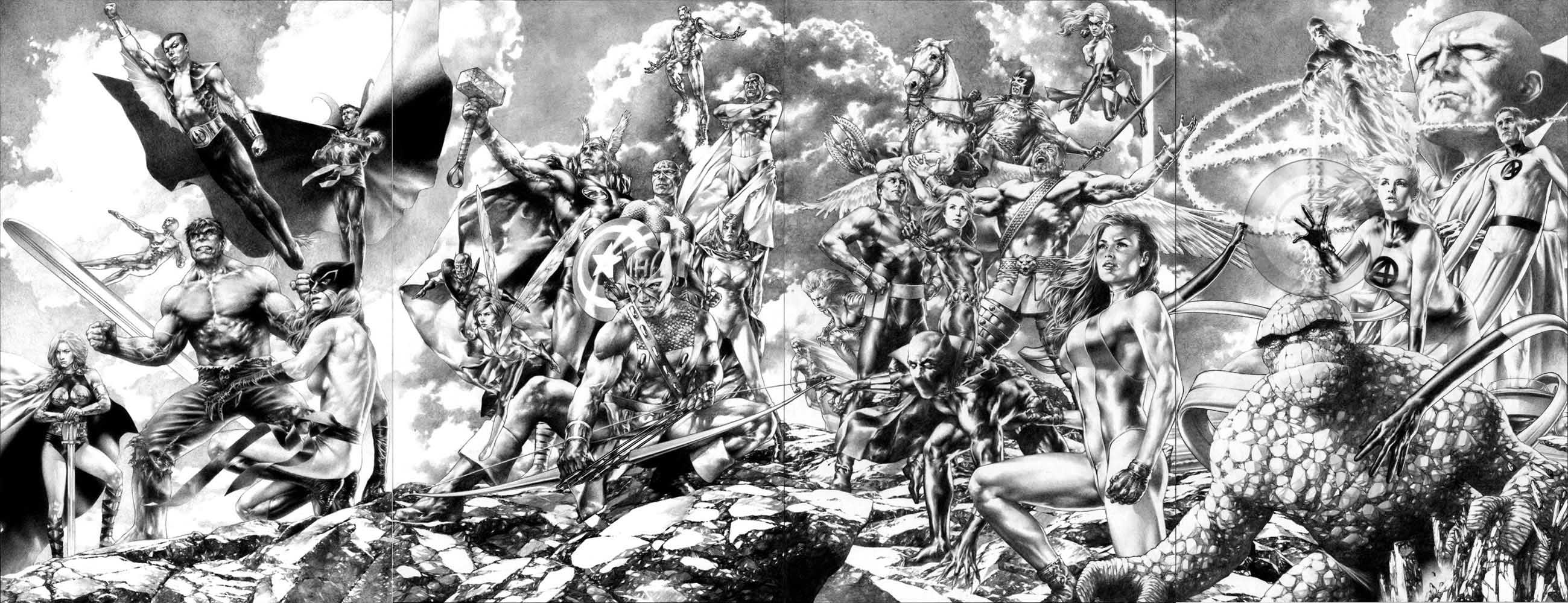 2599x1000 DC Comics Wallpaper Free Download