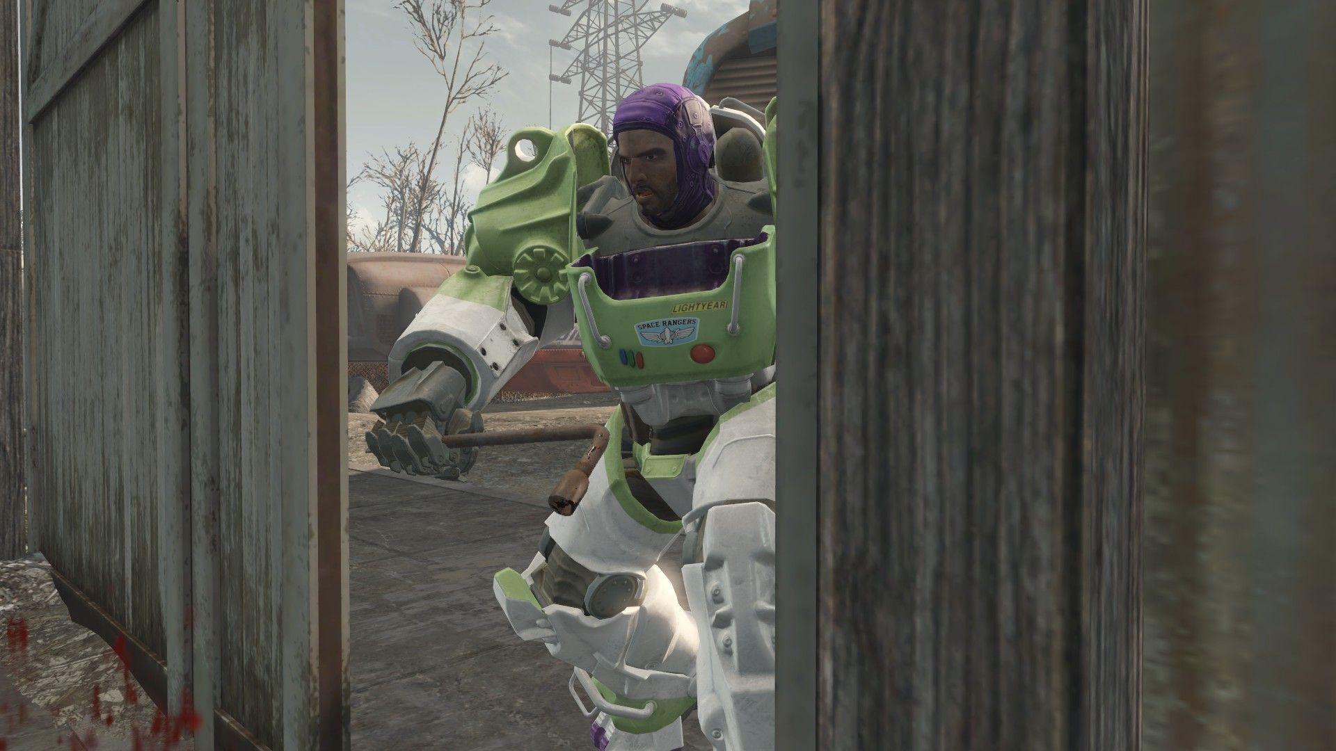 1920x1080 Fallout 4 Gets Buzz Lightyear Power Armor Mod