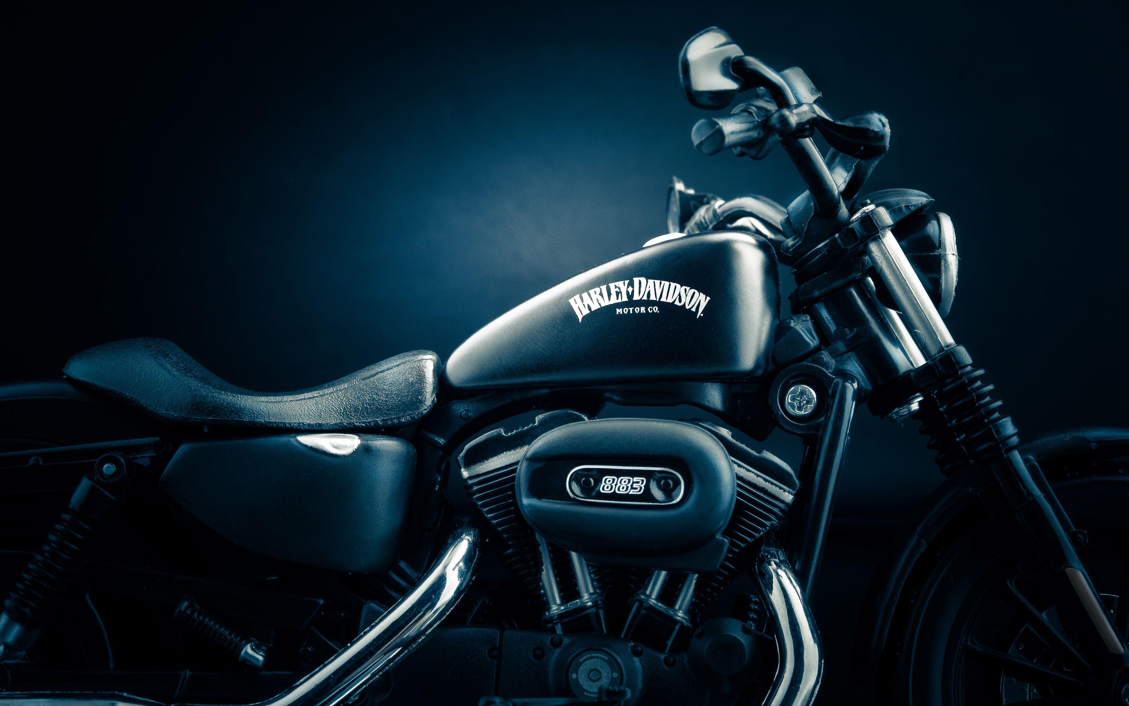 3840x2400 Harley Davidson Iron 883 4K Wallpaper