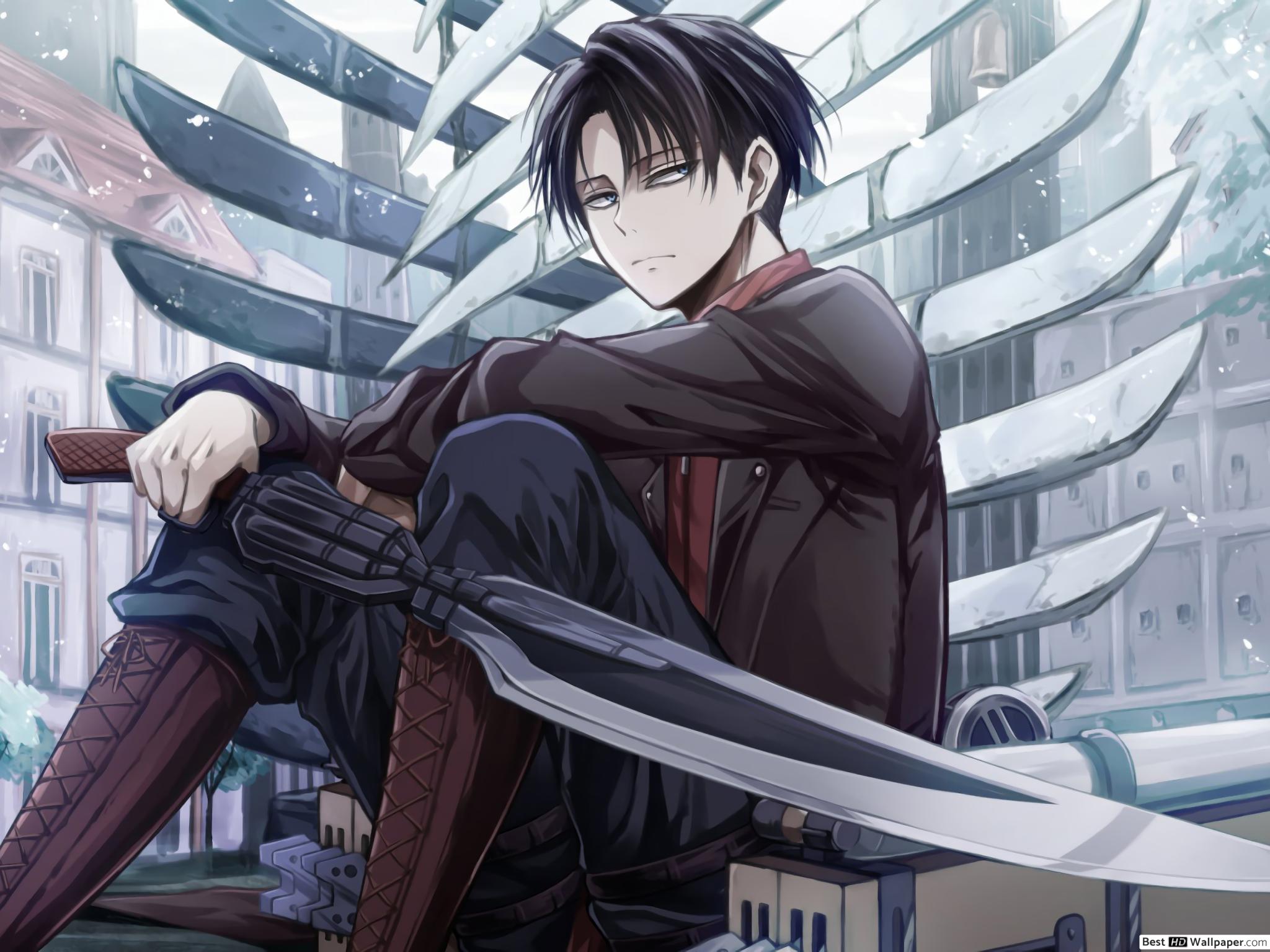 2048x1536 Levi Ackerman of Attack on Titan HD wallpaper download