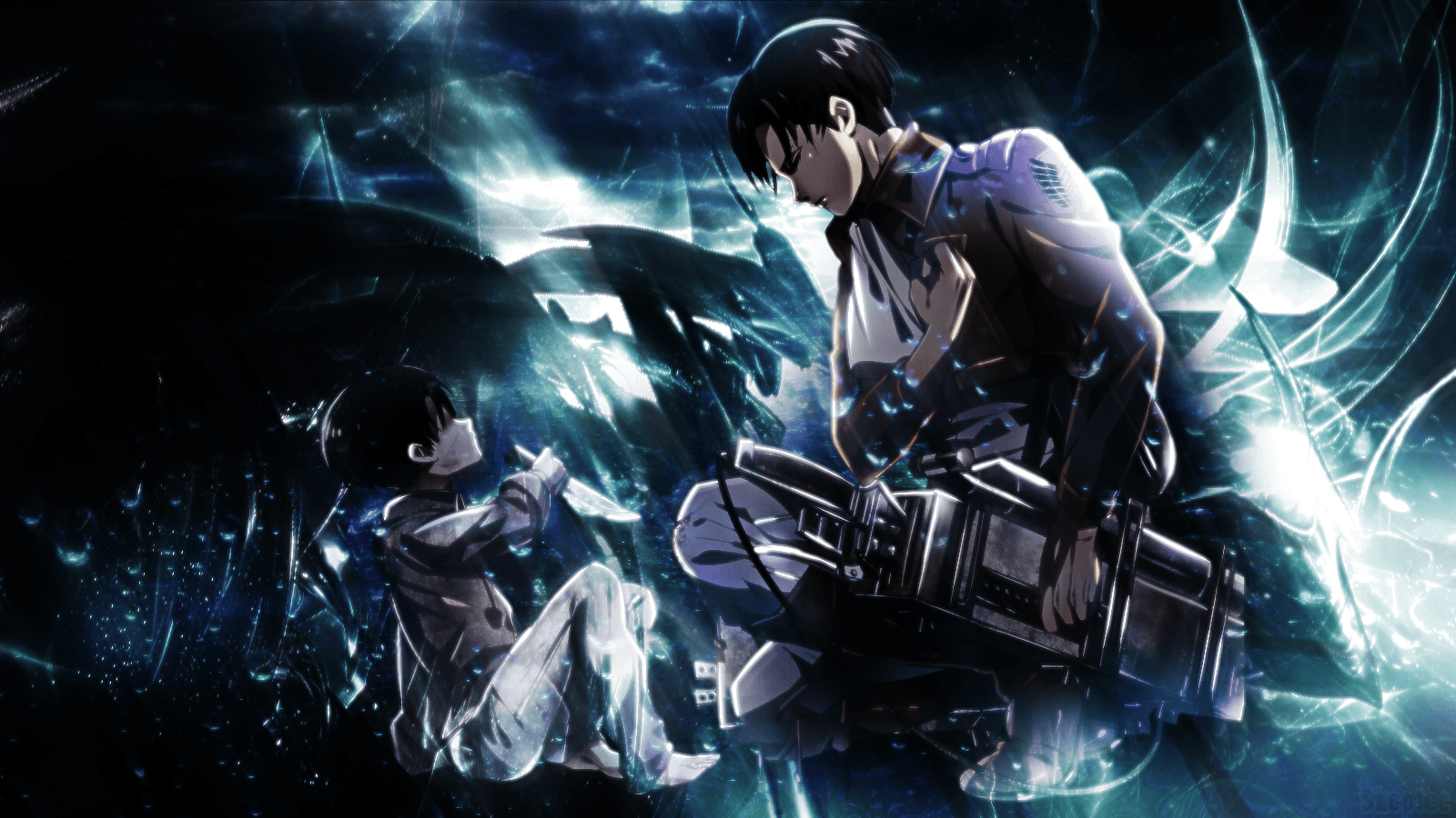 1600x900 Levi on Titan Wallpaper by skeptec. Anime wallpaper, Anime, Attack on titan levi
