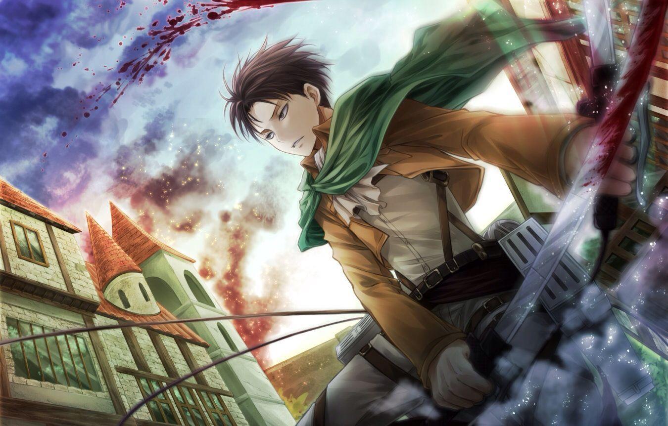 1350x862 Shingeki No Kyojin Levi Wallpaper HD