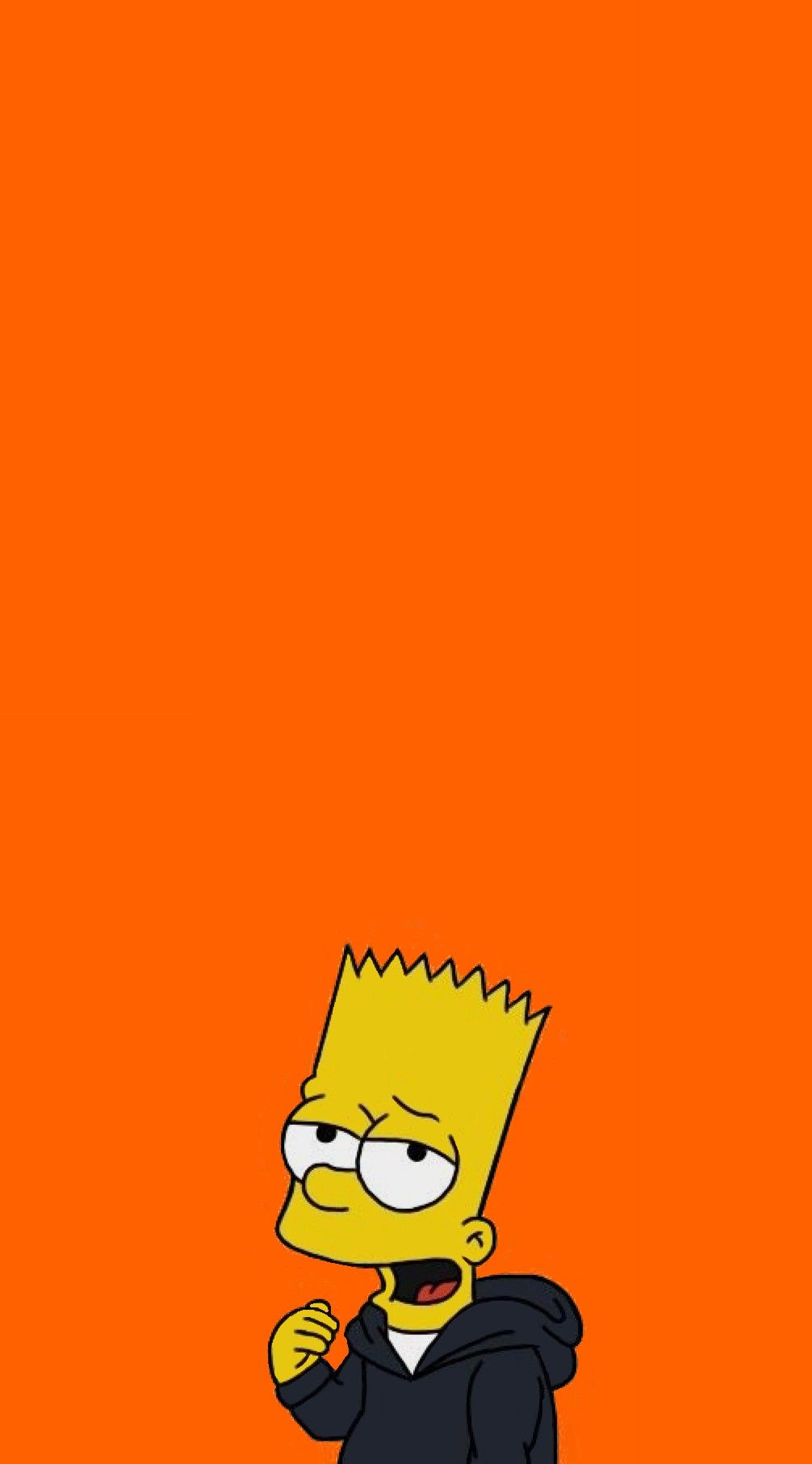 1006x1813 thẩm mỹ Bart Simpson.  Bart simpson art, Hình nền iPhone màu cam, Màu cam thẩm mỹ