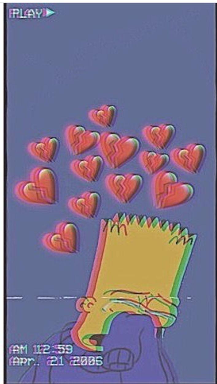 707x1249 Sad Simpsons Wallpaper