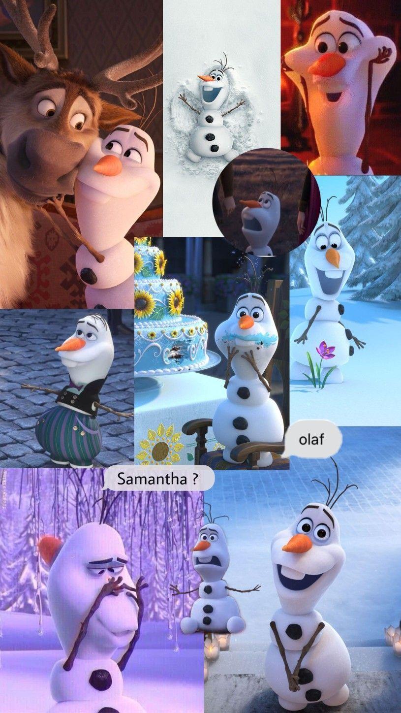 815x1448 wallpaper #olaf #frozen #aesthetic #winter #⛄