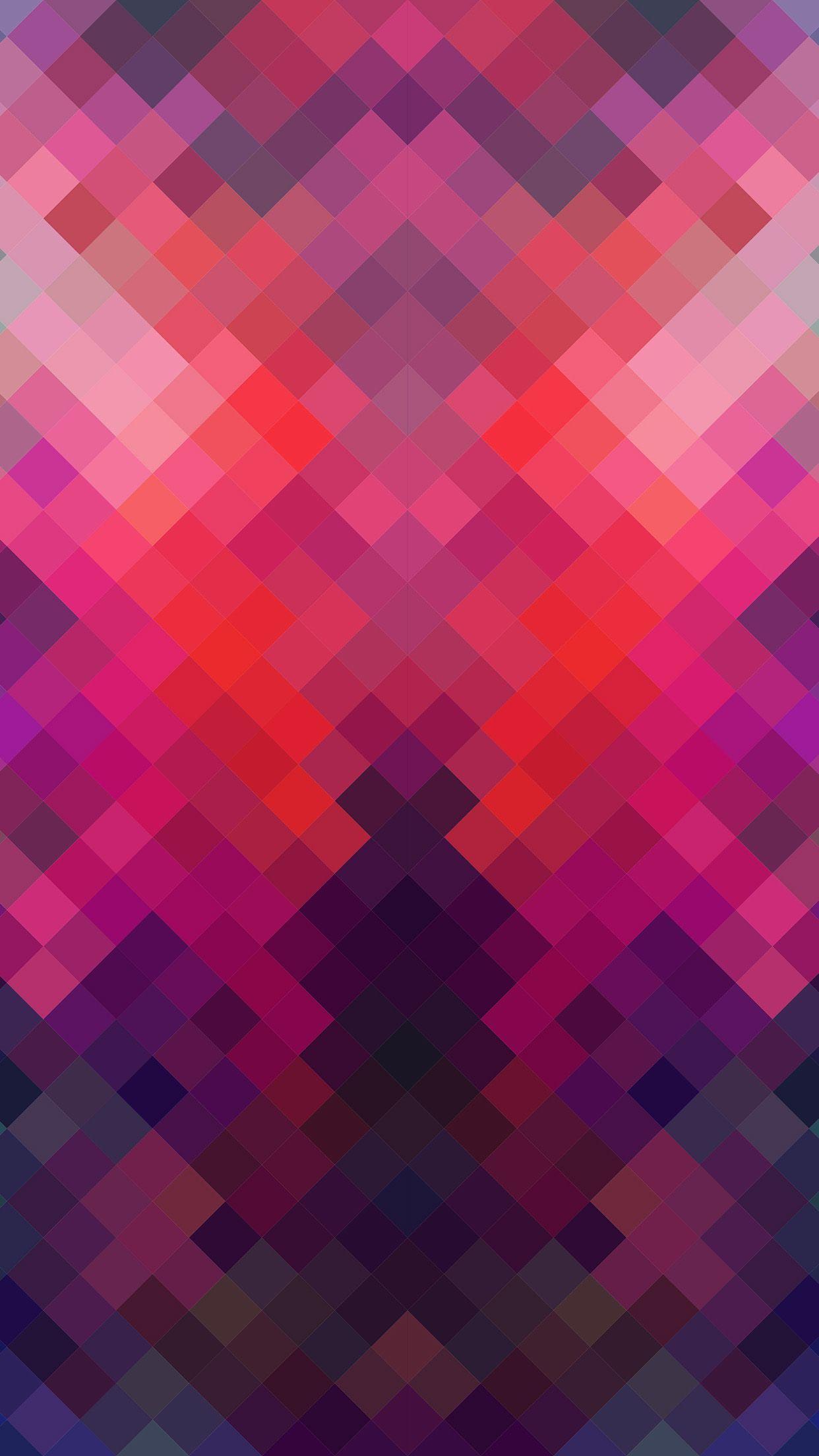 1242x2208 iPhone7 wallpaper. geometric rectangle art rainbow pattern blue