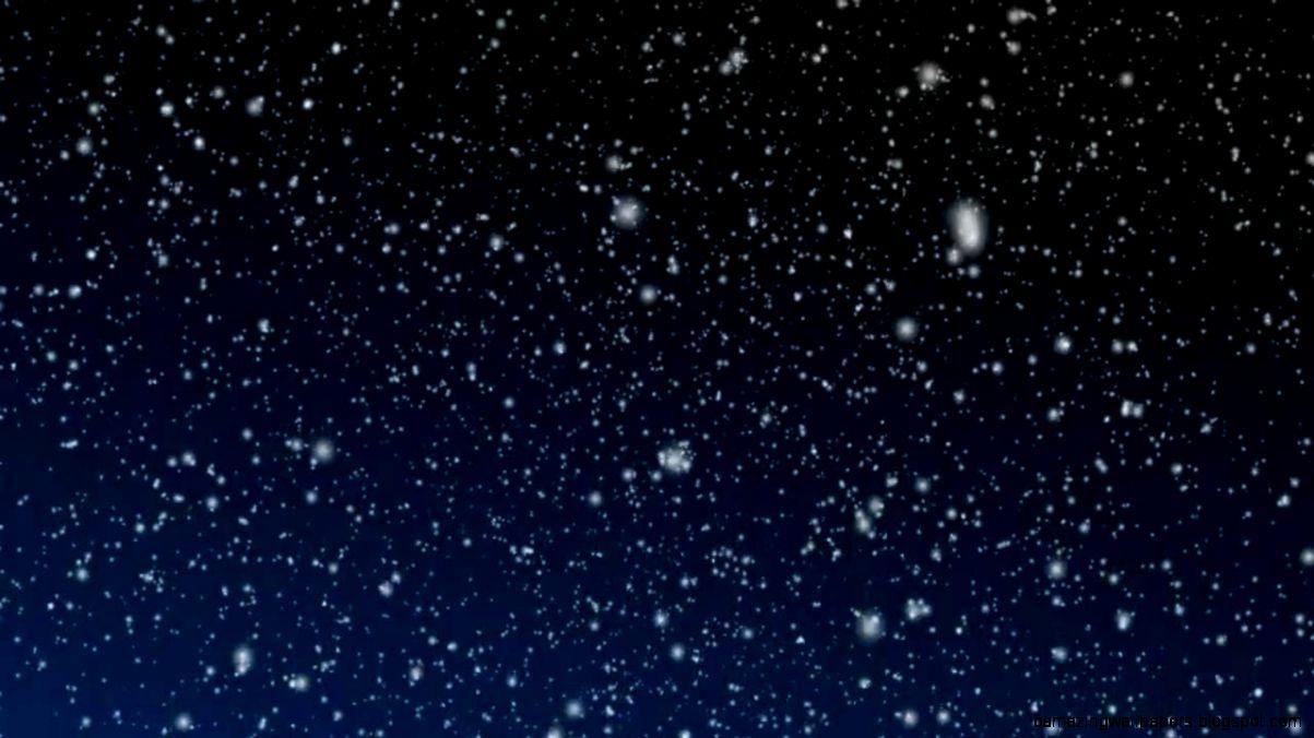 1203x676 Snowy Night Wallpaper