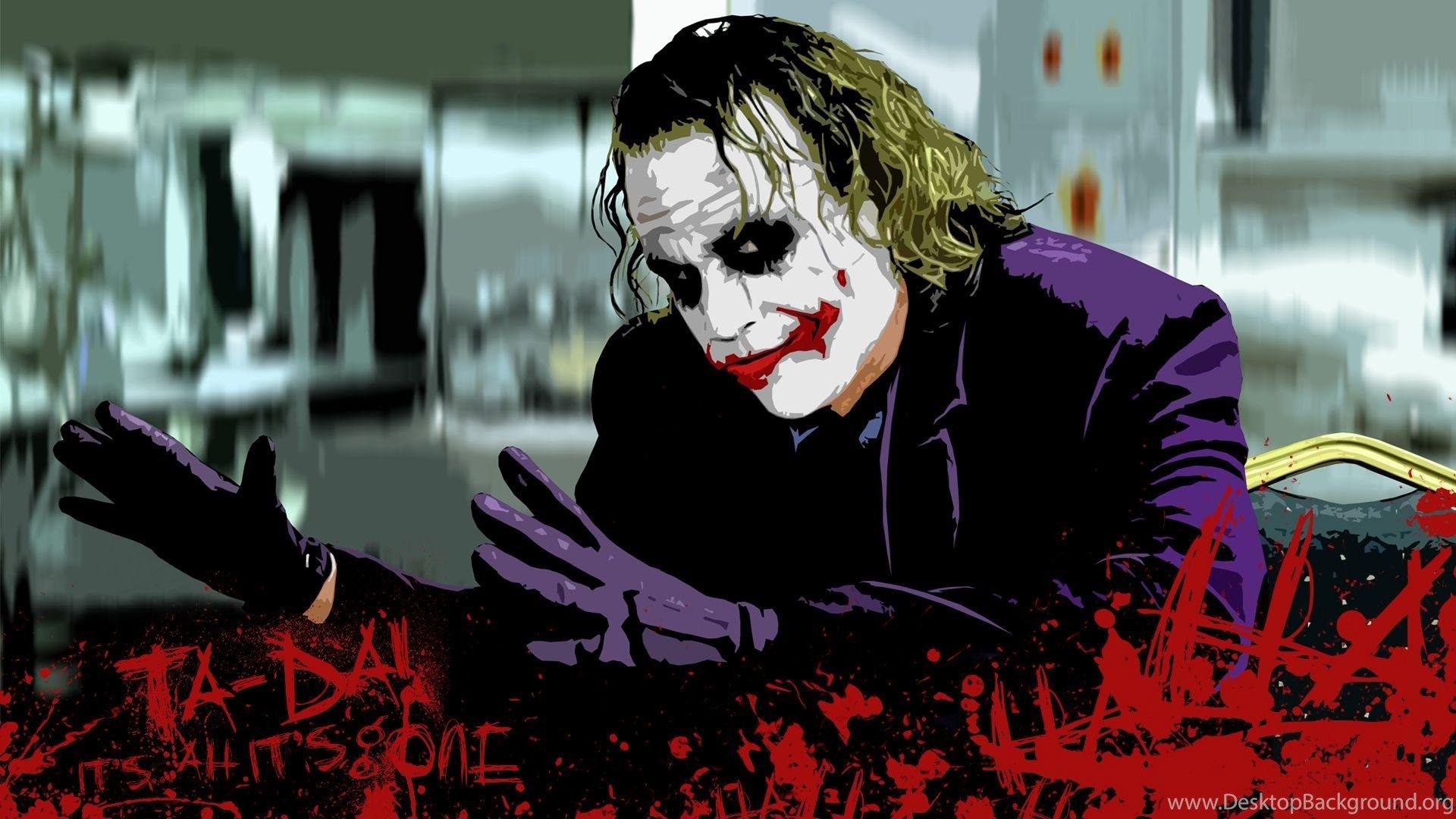 1920x1080 Heath Ledger The Dark Knight The Joker Wallpaper Desktop Background