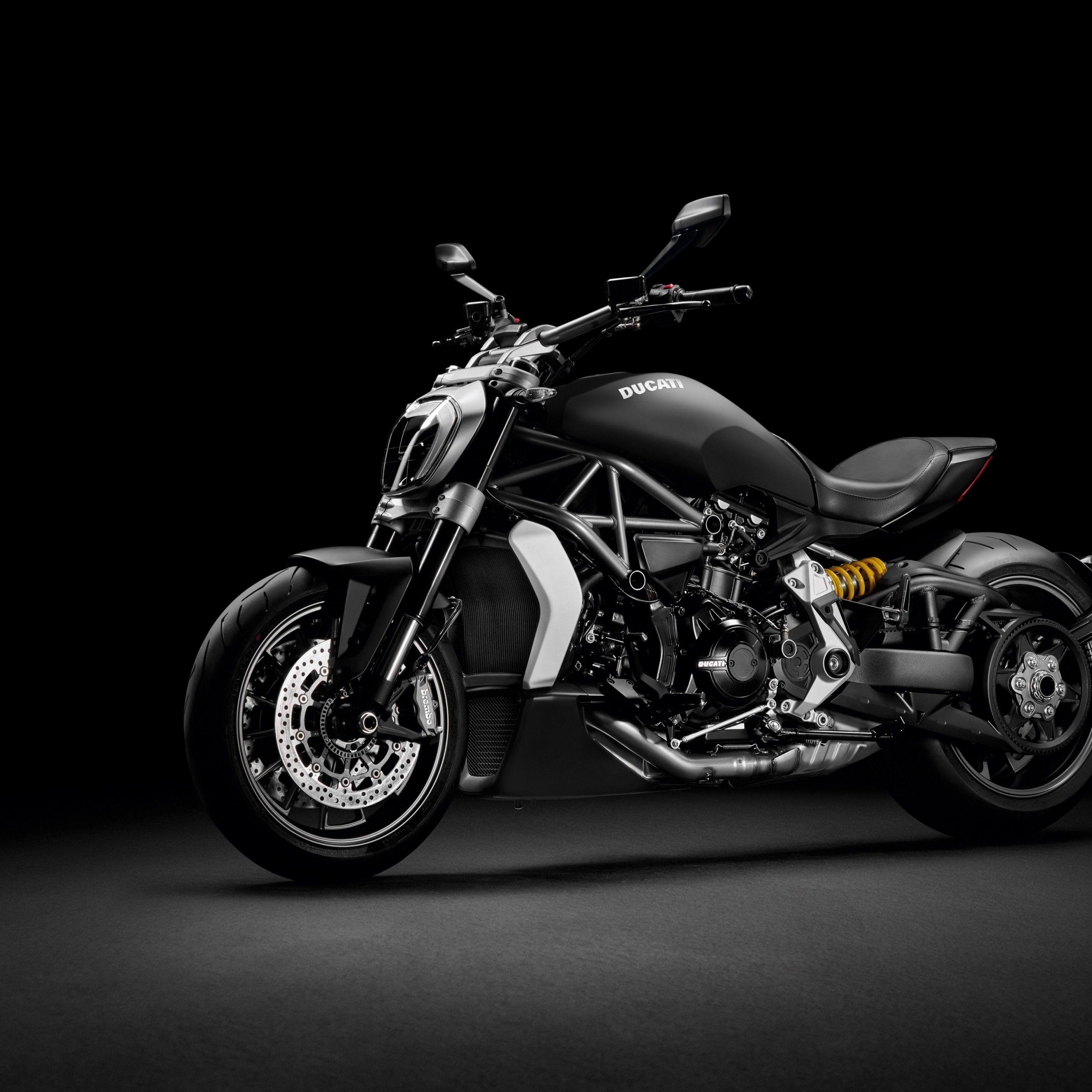 2732x2732 Ducati XDiavel 4K Wallpaper, Cruiser Motorcycle, Dark Background, Black Dark