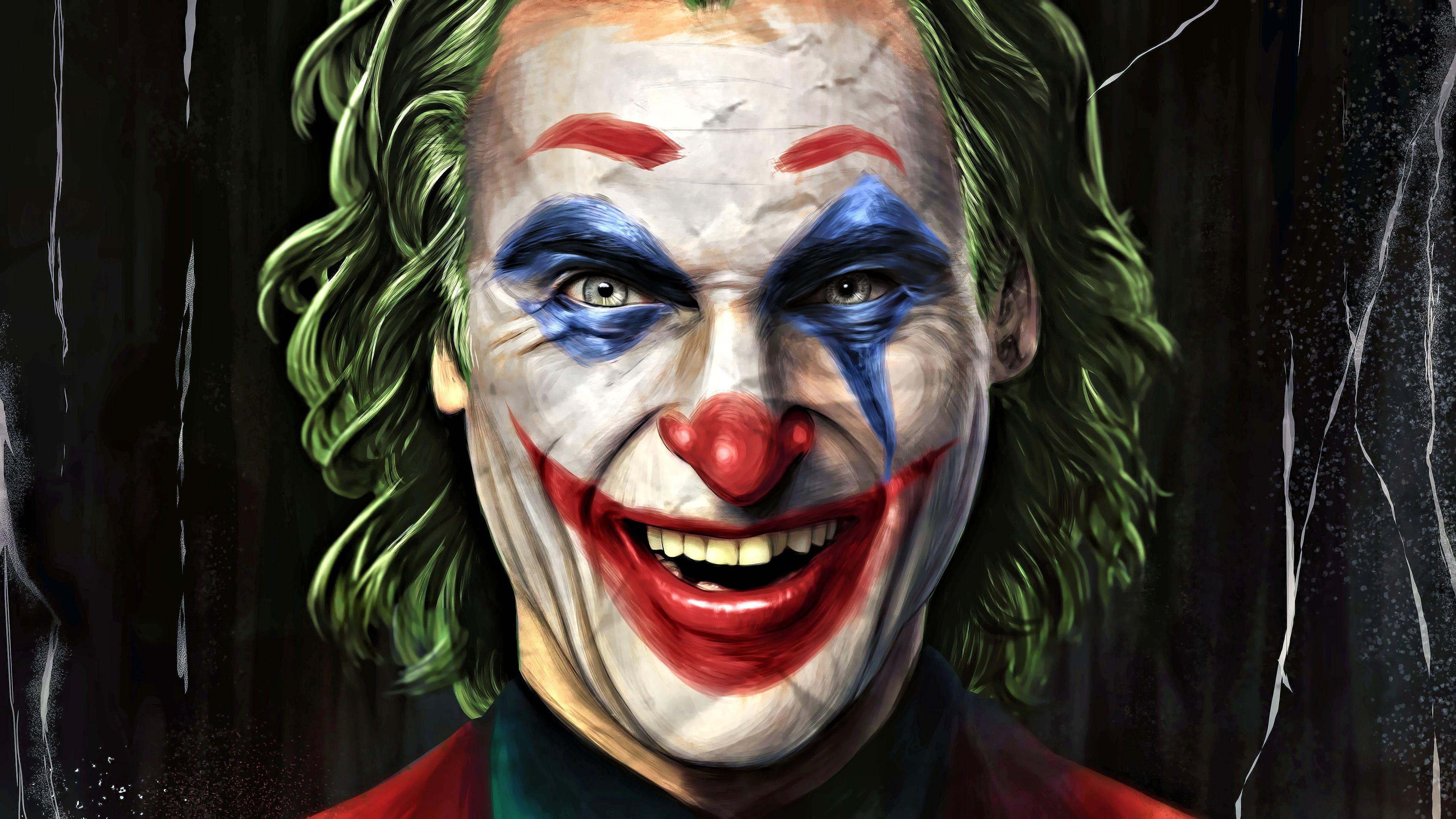 3840x2160 Joker HD Wallpaper Joker 2019 Movie Gotham City Paint Brushes Dc Comics :