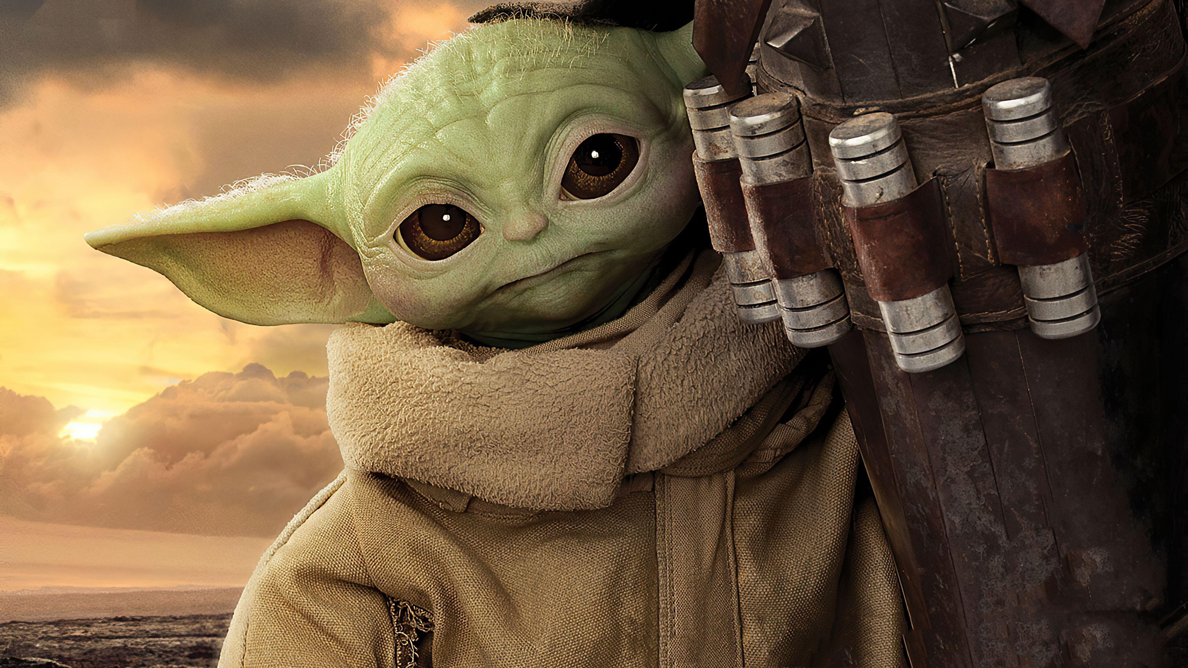 The Mandalorian  Baby Yoda Full Version  Star Wars 4K Wallpaper  Engine  YouTube