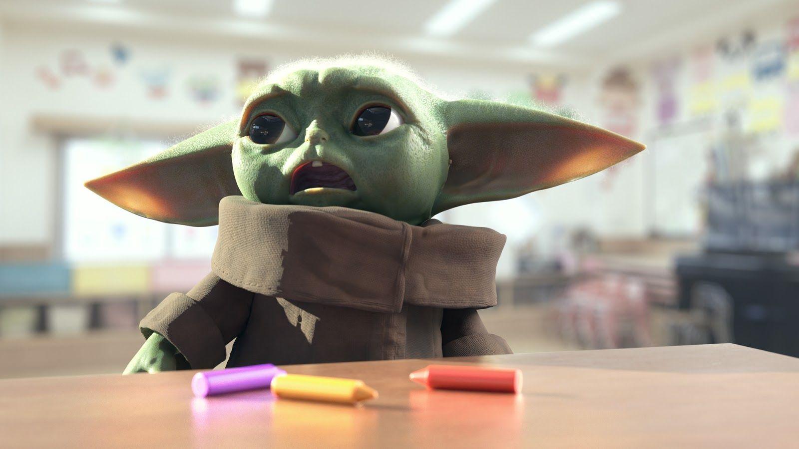 1600x900 The mandalorian baby yoda wallpaper. Yoda wallpaper, Yoda drawing, Wallpaper
