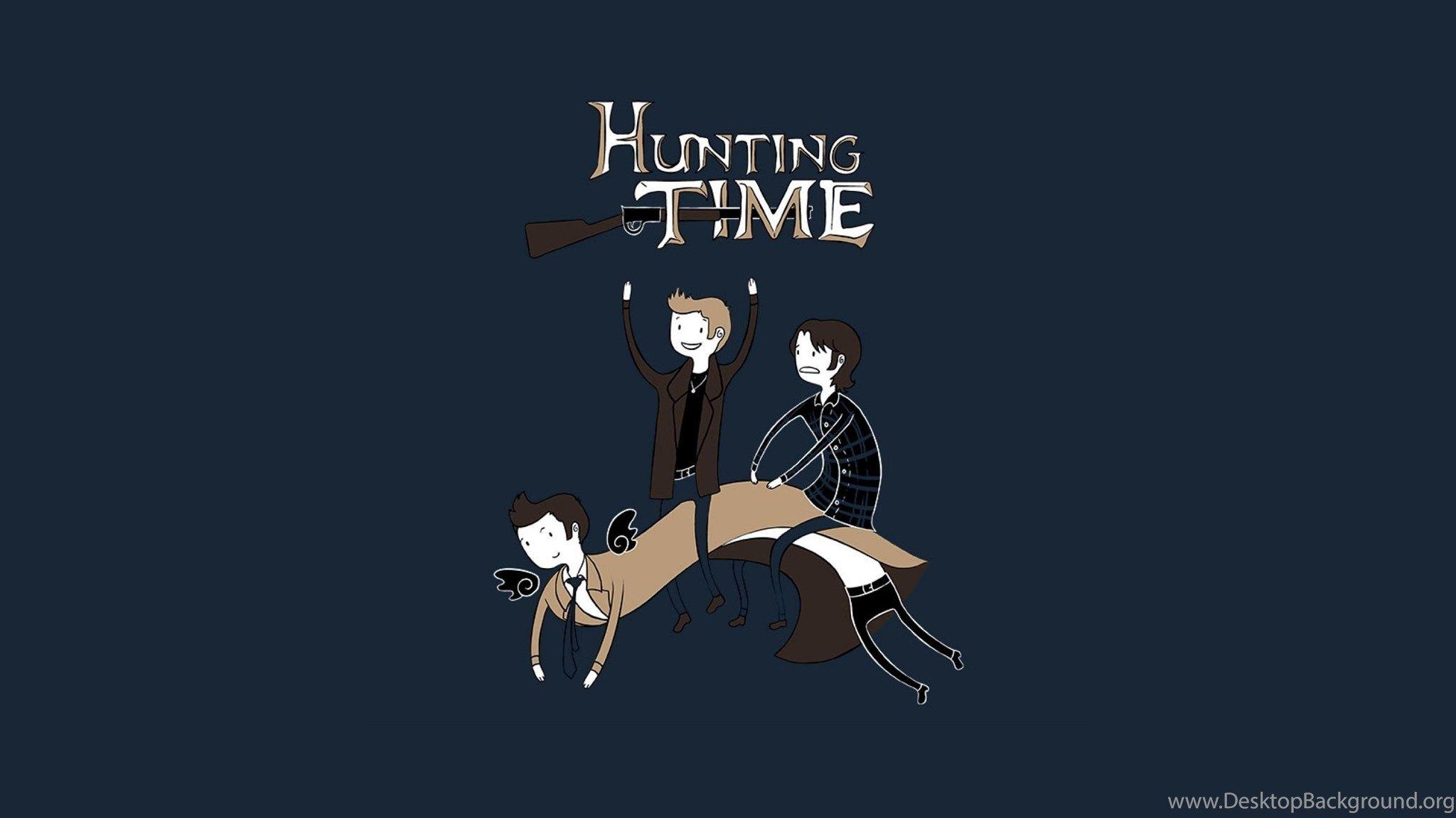 2048x1152 Wallpaper Supernatural Funny Adventure Time Fun Art Hunting. Desktop Background