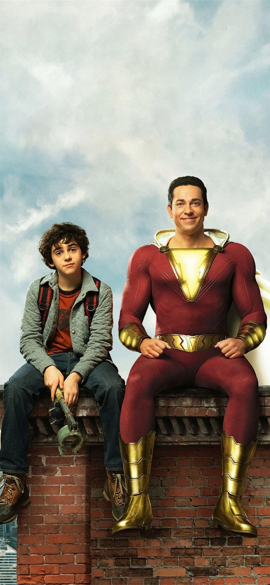 1125x2436 shazam new poster HD iPhone 11 Wallpaper Free Download