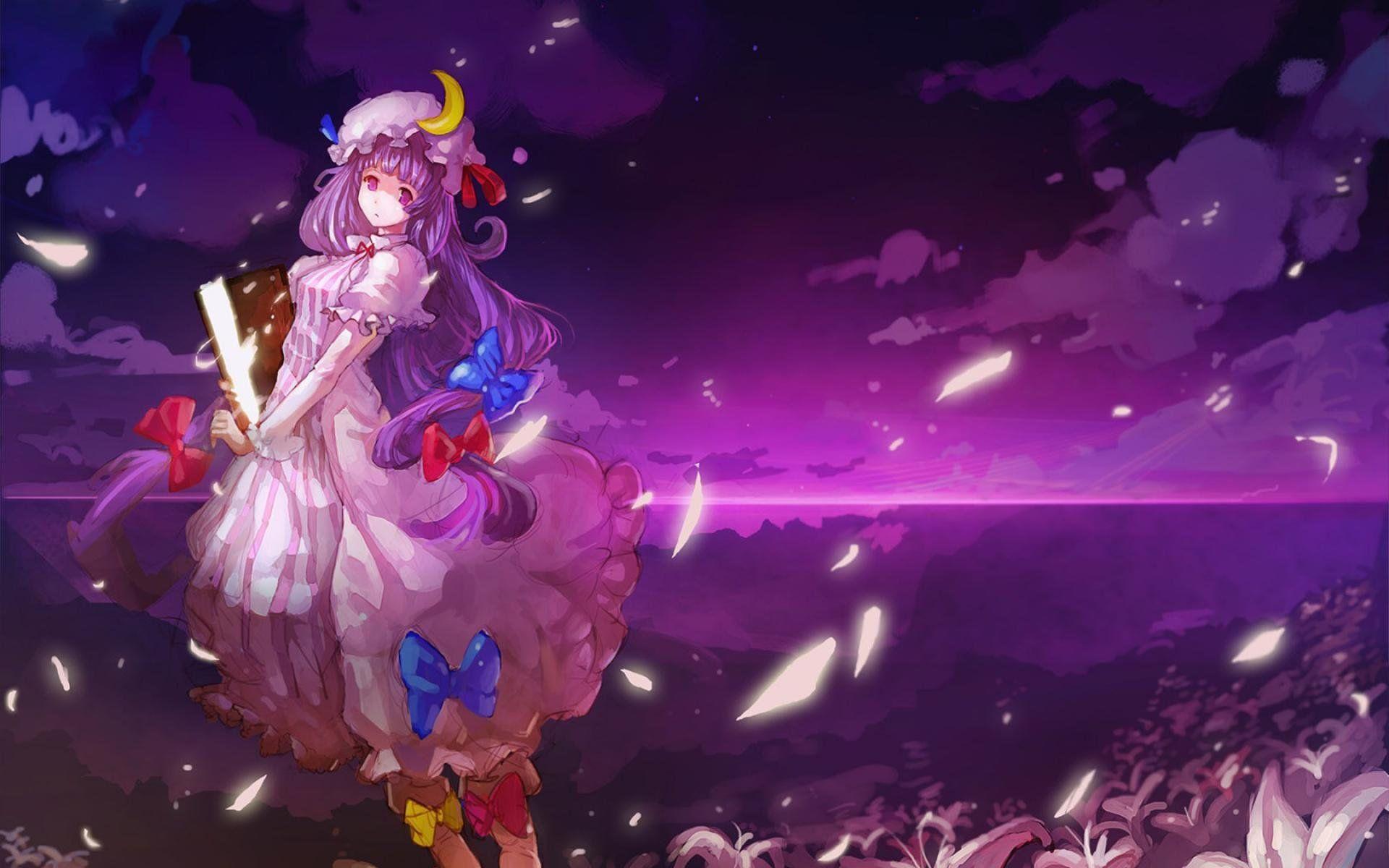 1920x1200 Desktop Wallpaper Anime Girl Purple Cool Wallpaper Moon Sailor Cartoon