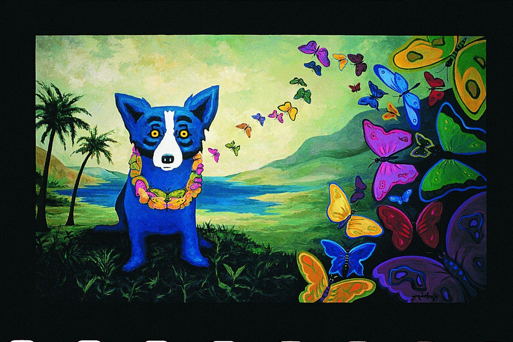1740x1162 Download Blue Dog Wallpaper Gallery