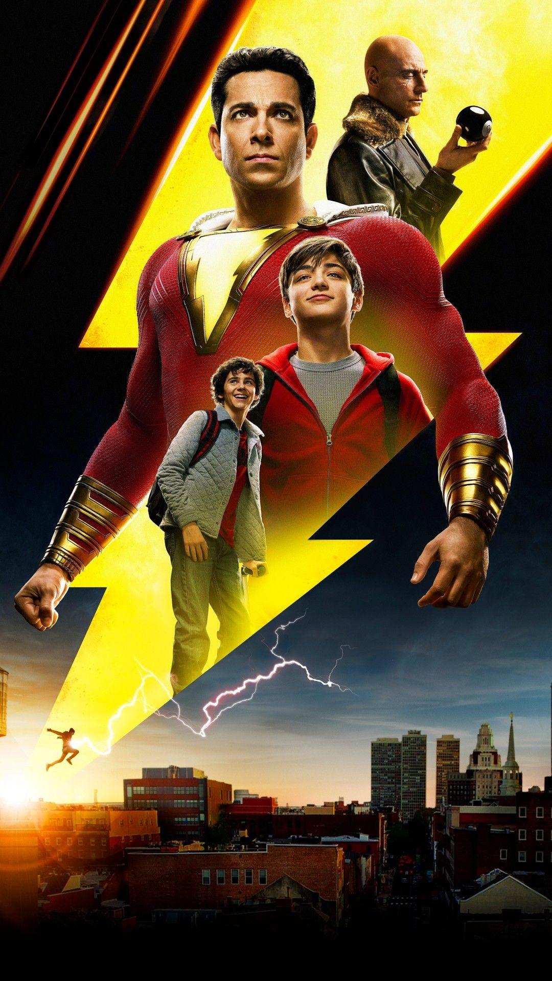 1080x1920 Shazam! iPhone 6 Wallpaper Movie Poster Wallpaper HD