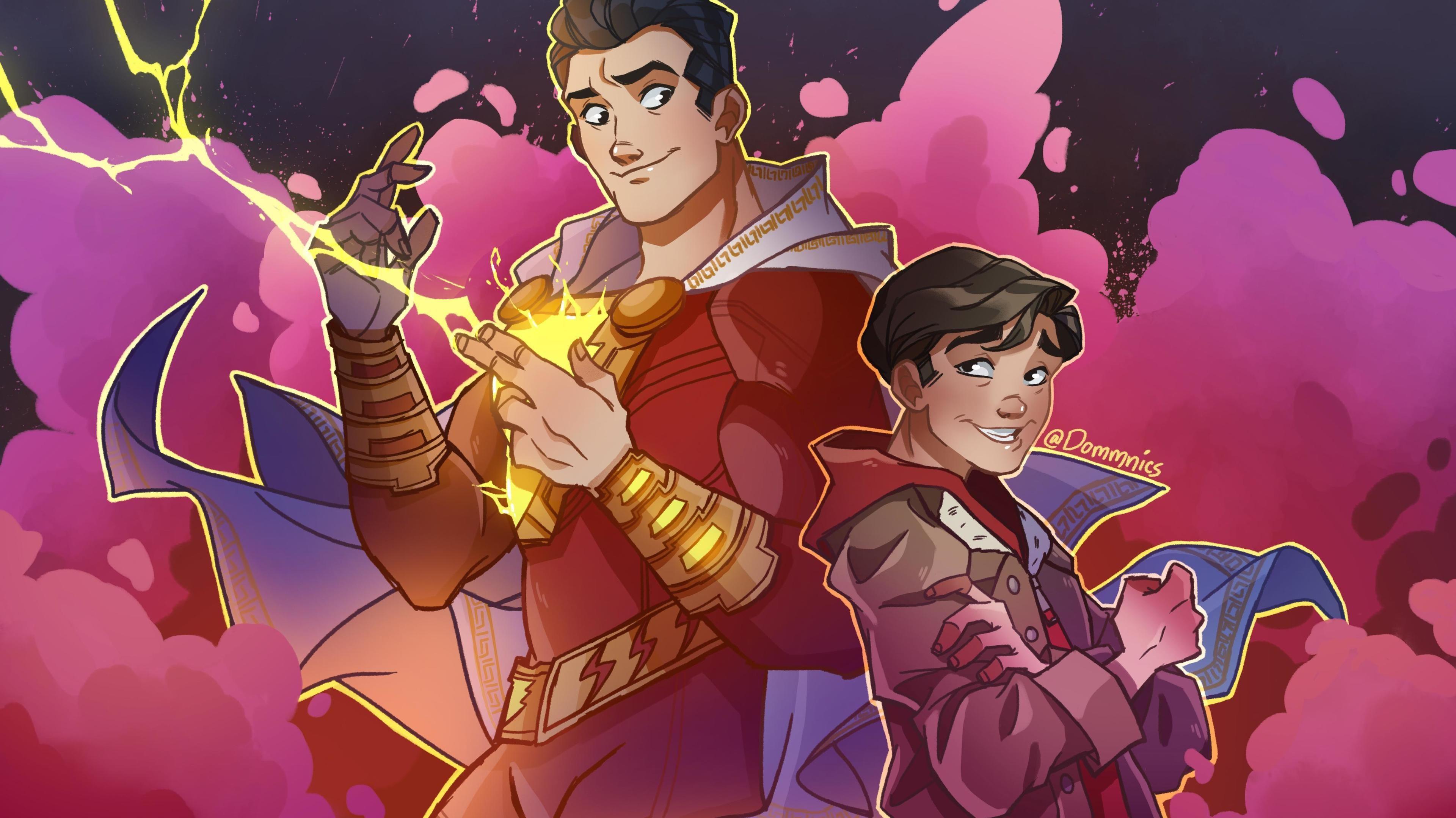 3840x2160 Shazam Fanart 4k Shazam Wallpaper, Shazam Movie Wallpaper, Movies Wallpaper, Hd Wallpaper, 4k Wal. Movie Wallpaper, Shazam Movie, Watercolor Wallpaper Iphone
