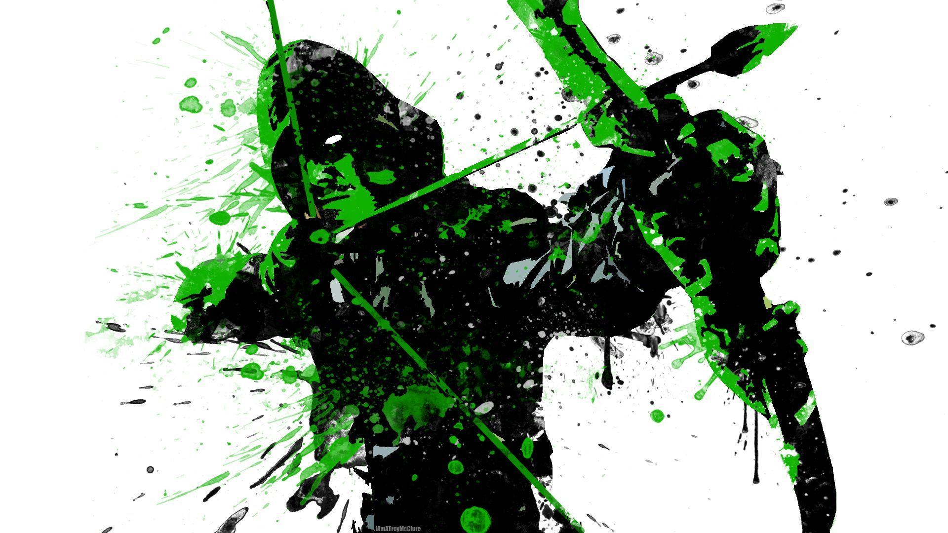 1920x1080 green arrow art, Green arrow comics, Superhero wallpaper