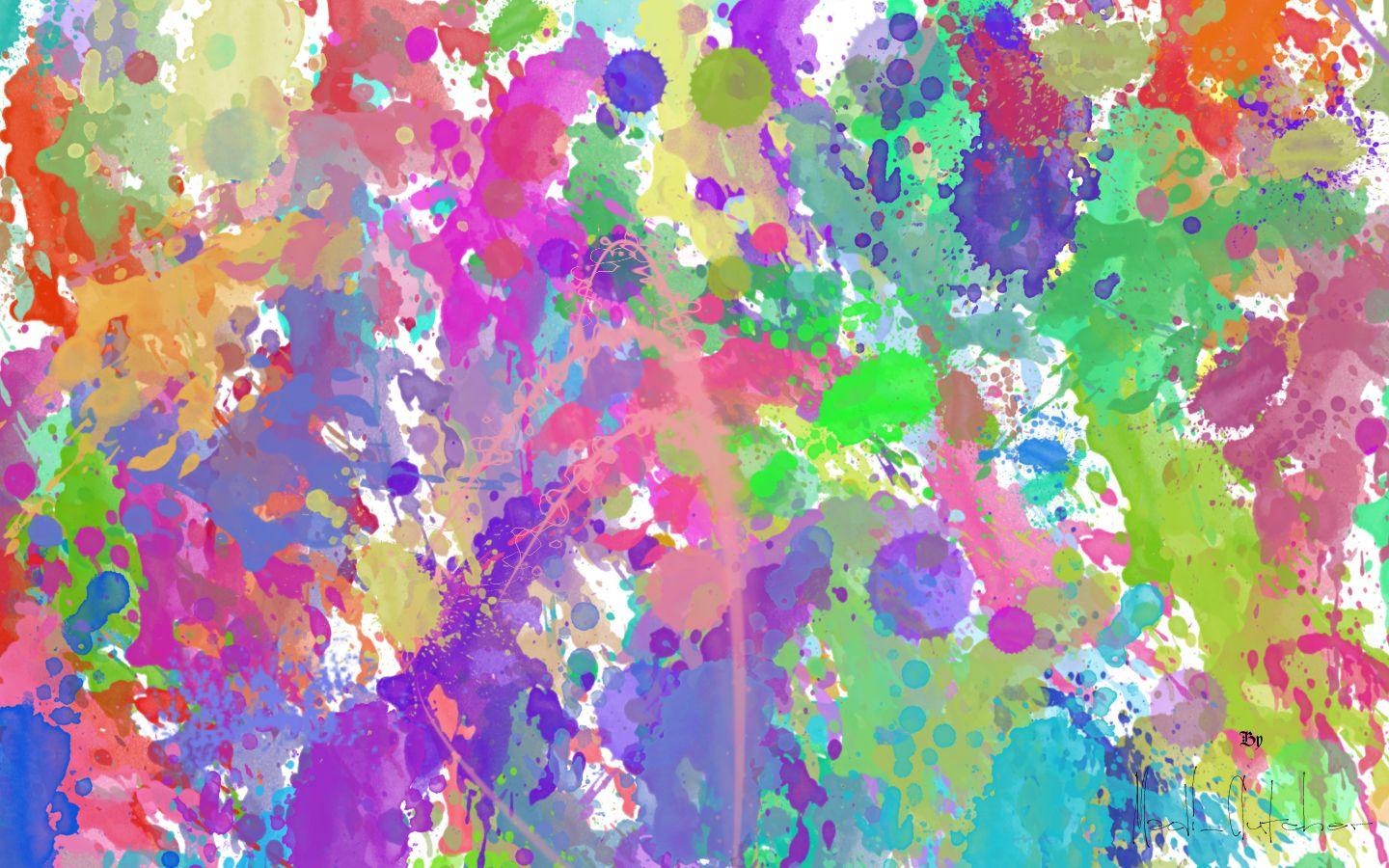 1440x900 Splash Paint Splatter Background HD Wallpaper
