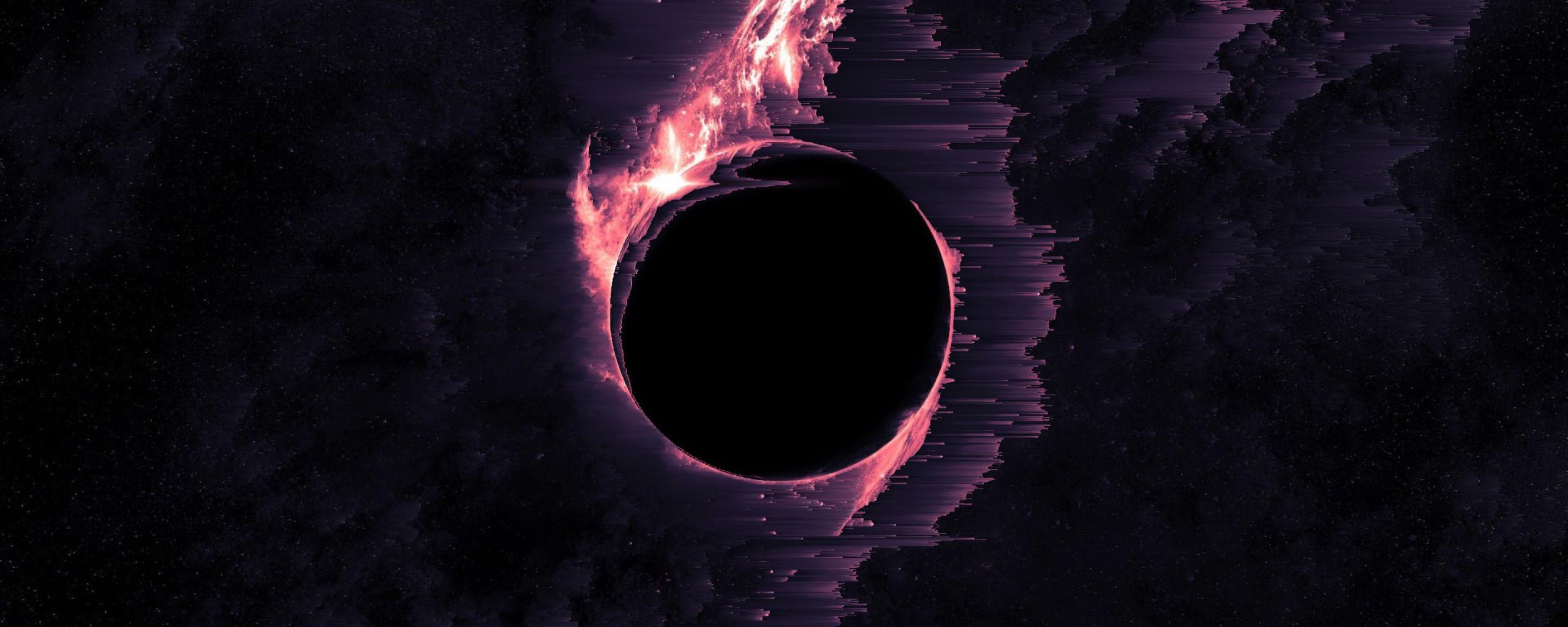 2560x1024 Moon Glitch 2560x1024 Resolution Wallpaper, HD Artist 4K Wallpaper, Image, Photo and Background