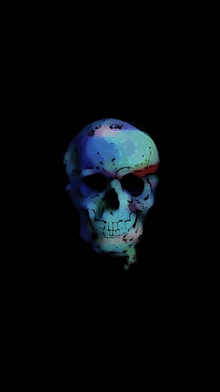 720x1280 Glitch Skull 2 wallpaper