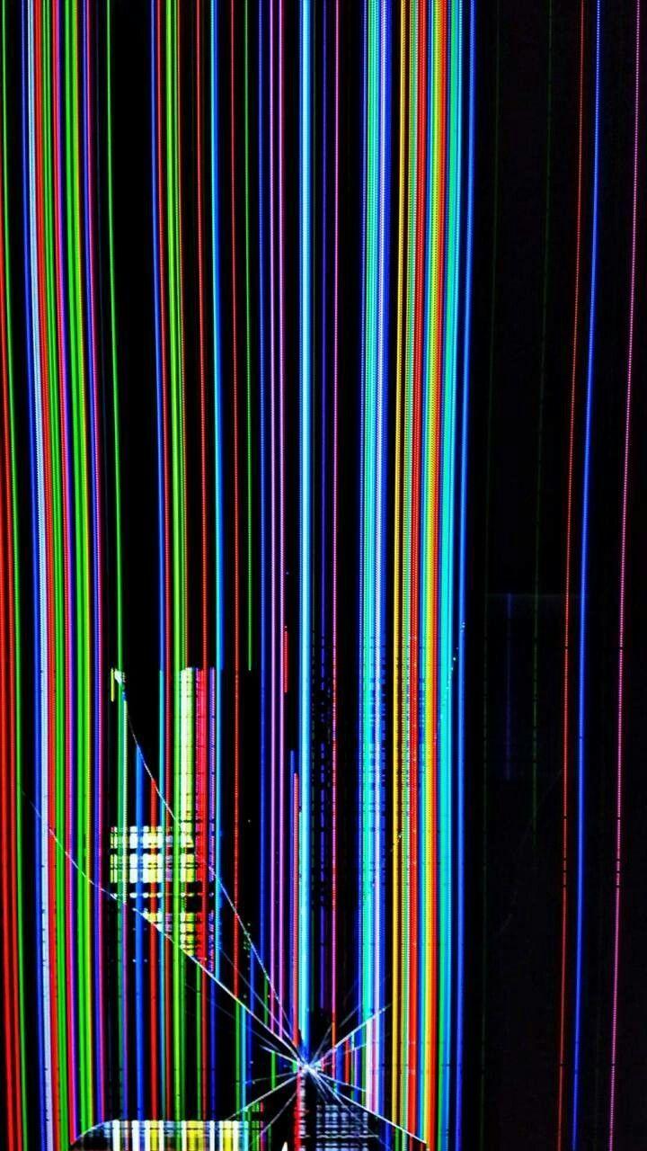 720x1280 Laptop Cracked Screen Wallpaper HD .com