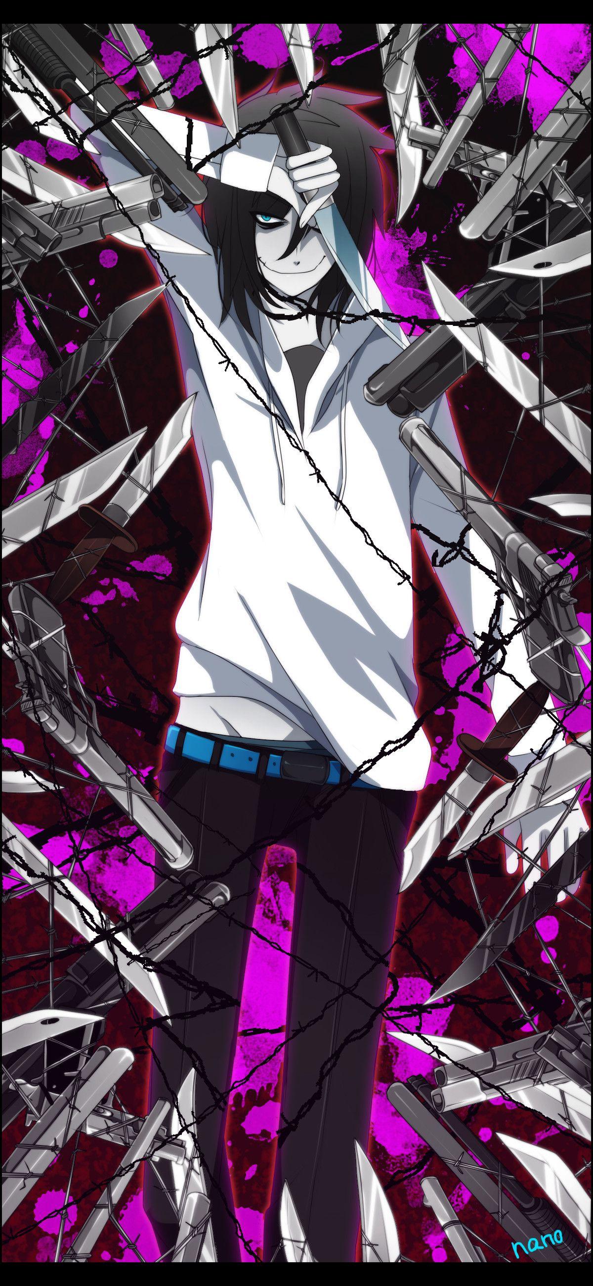 1200x2600 Jeff The Killer Anime Cute Wallpaper