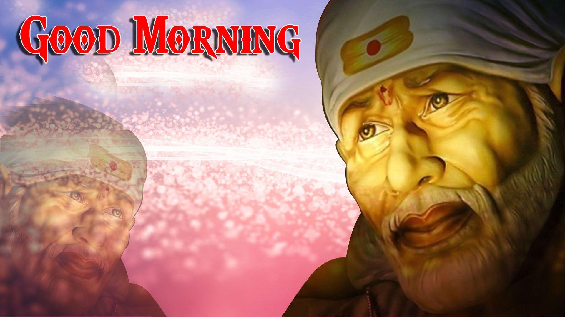 1920x1080 Good Morning Photo Picture With Sai Baba