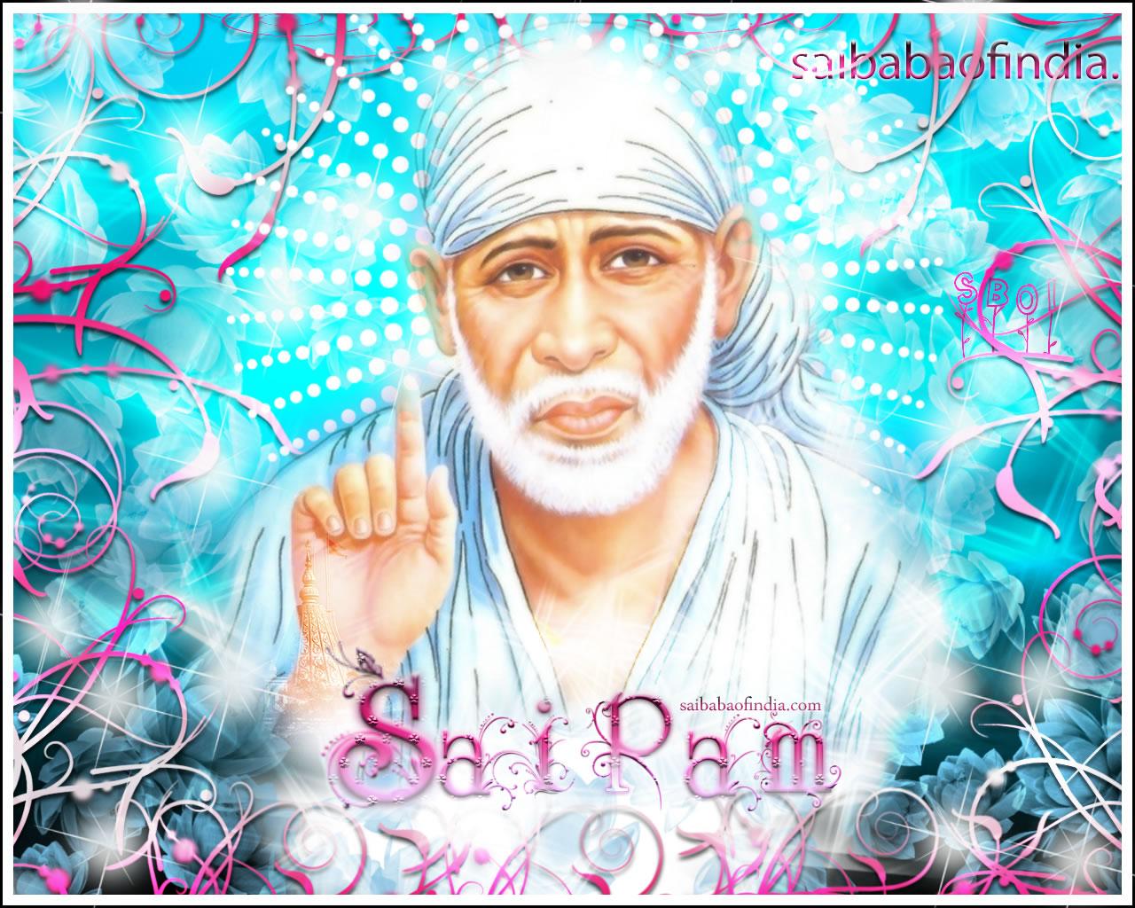 1280x1024 Sai Baba 3D Wallpaper. HD Wallpaper &Amp; 3D Desktop Background