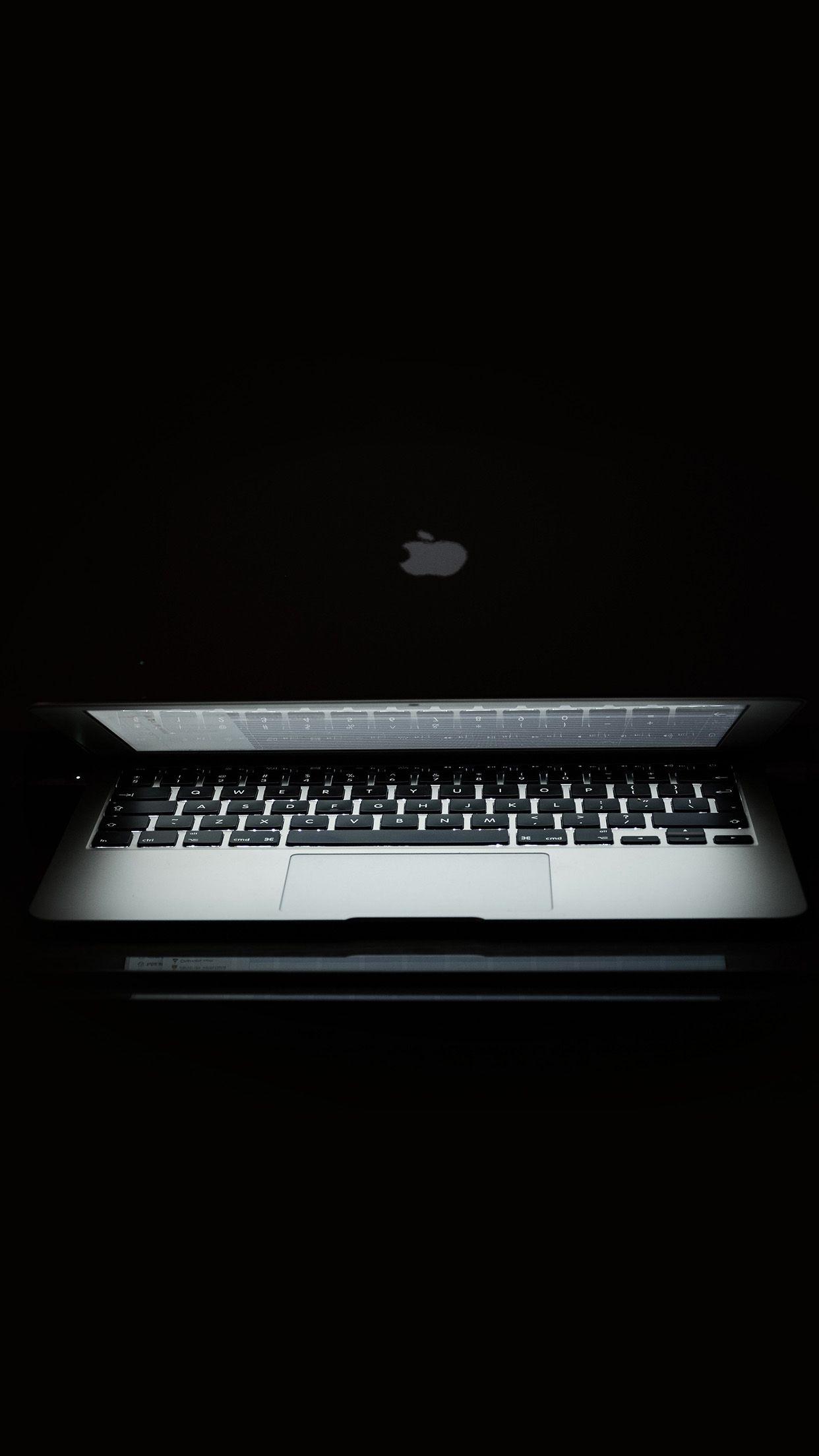 1242x2208 Apple Dark Macbook Notebook Art Illustration Android wallpaper HD wallpaper