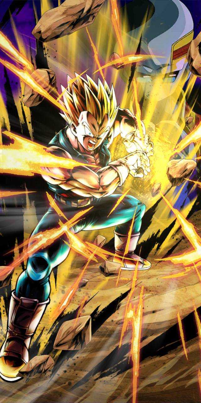 640x1280 SSJ Vegeta Wallpaper Free HD Wallpaper