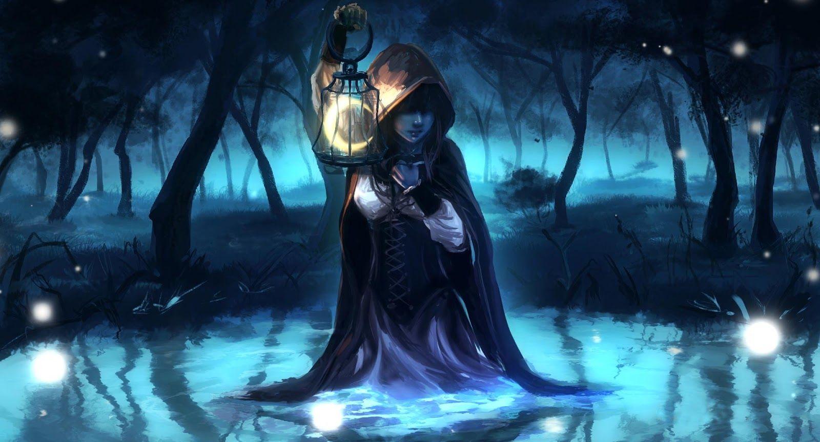 1600x863 Fantasy Moon Forest Wallpaper Engine Wallpaper Live Desktop Wallpaper