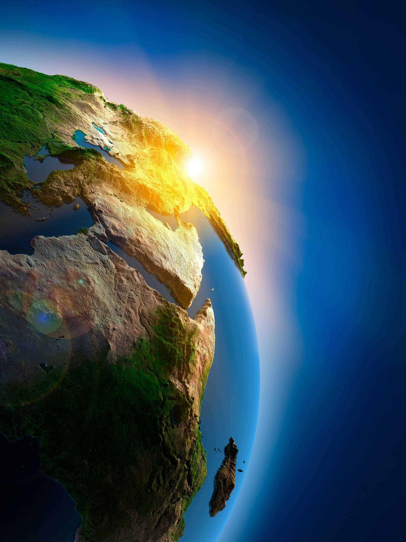 1536x2048 Textured World 3D Desktop HD Wallpaper