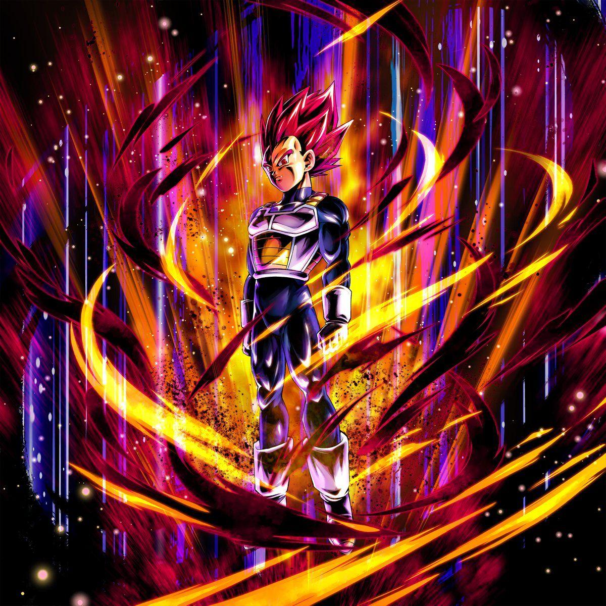 1200x1200 Hydros Super Saiyan God Vegeta Post Transform Character Art + 4K PC Wallpaper + 4k Phone Wallpaper! #DBLegends #DragonBallLegends