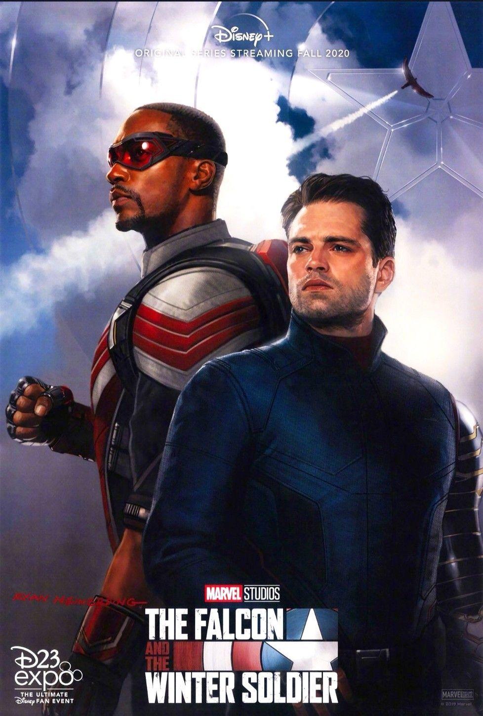 978x1449 Sam Falcon & Bucky Winter Soldier. Concept Art For Disney+ The Falcon And The Winter Soldier Series. Winter Soldier, Soldier Poster, Winter Soldier Costume
