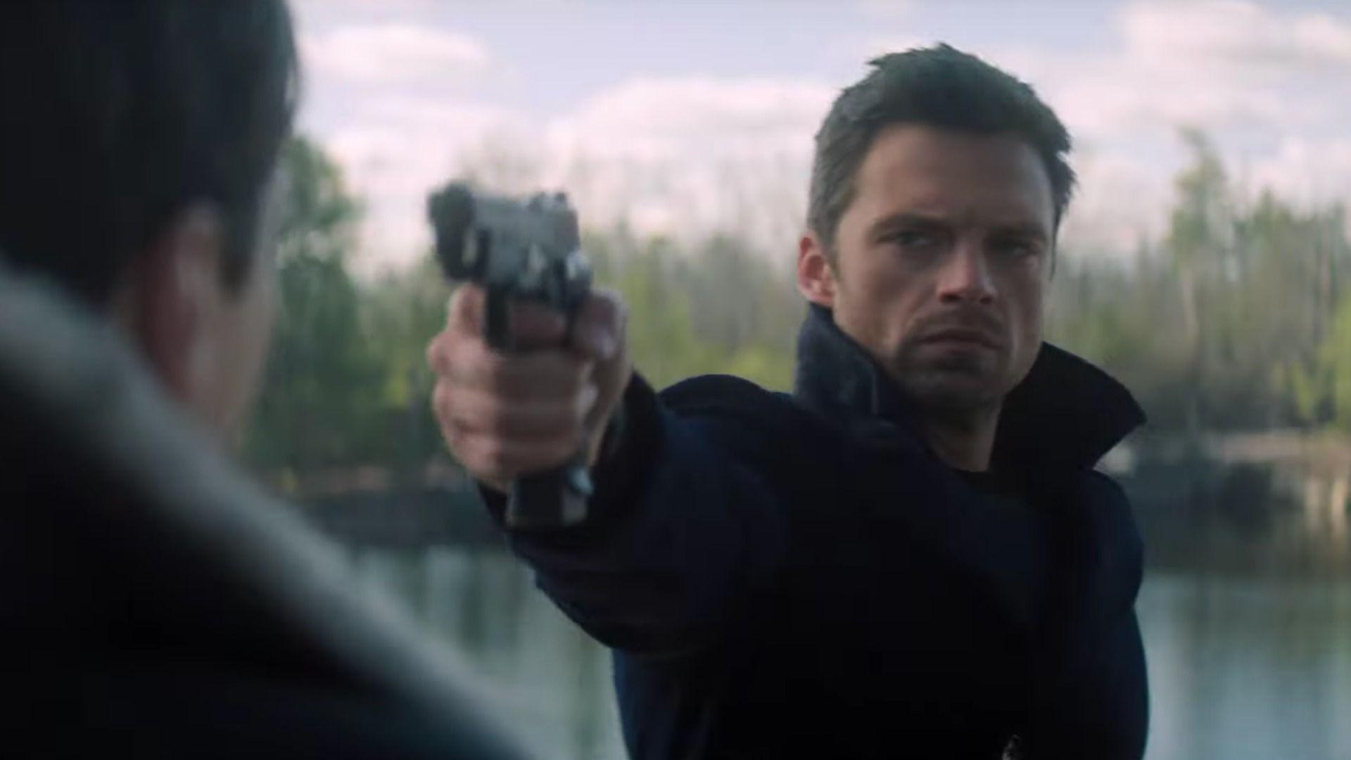 1920x1080 Falcon and The Winter Soldier set photo show Bucky's new MCU look
